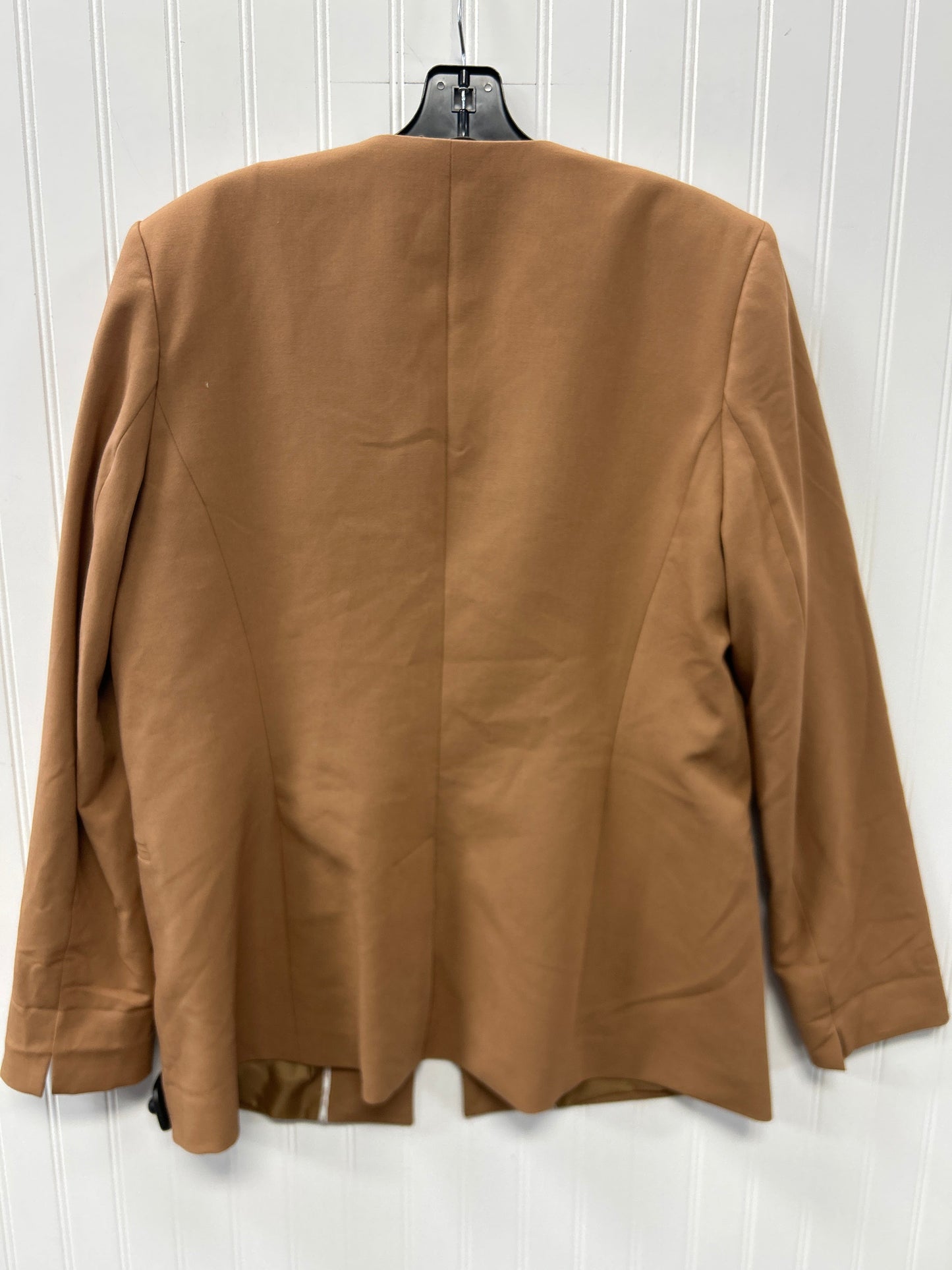 Blazer By Calvin Klein In Tan, Size:14