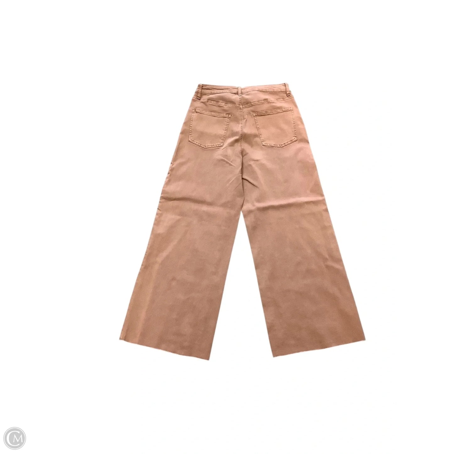 Jeans Wide Leg By Easel In Brown, Size: M