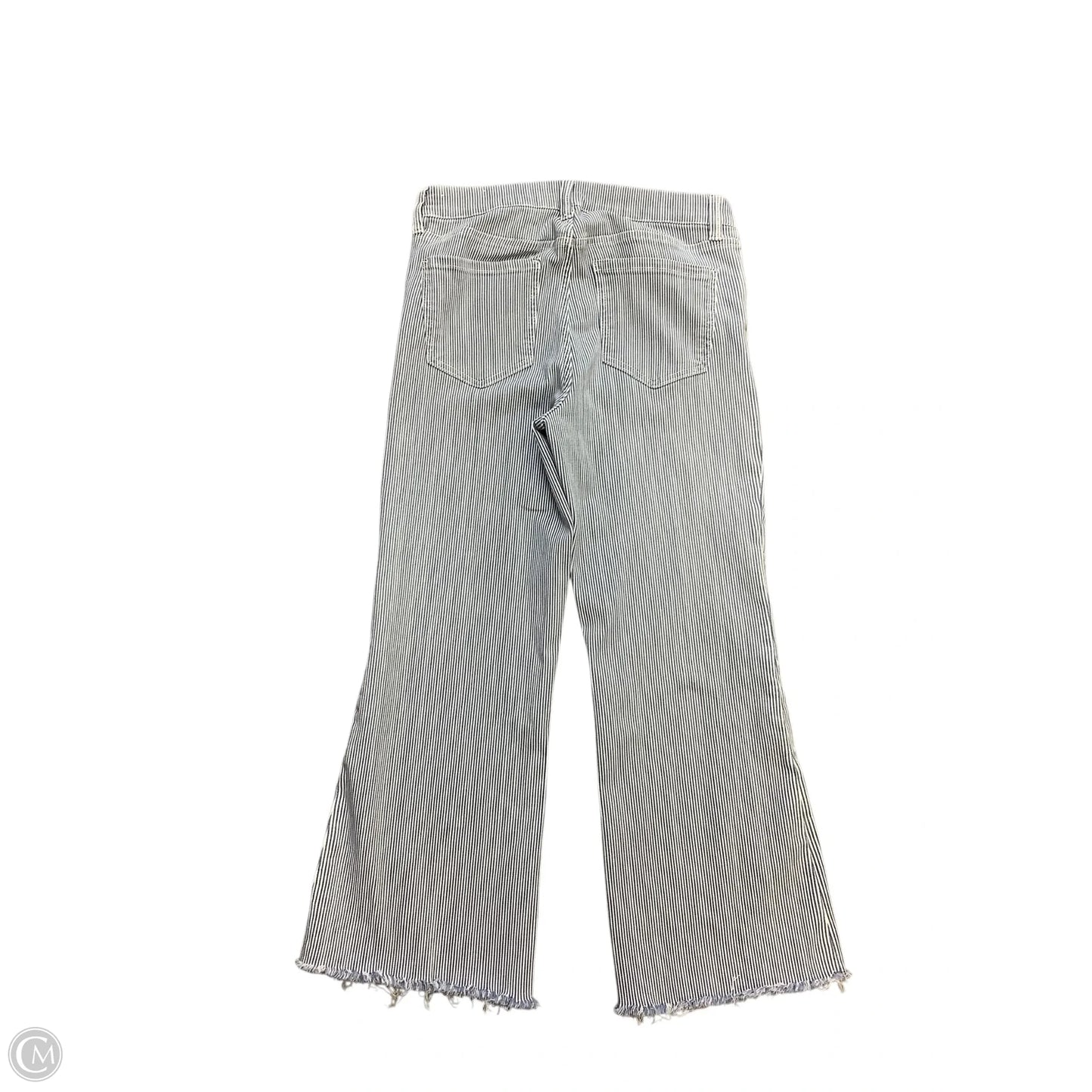 Jeans Flared By Liverpool In Striped Pattern, Size: 10
