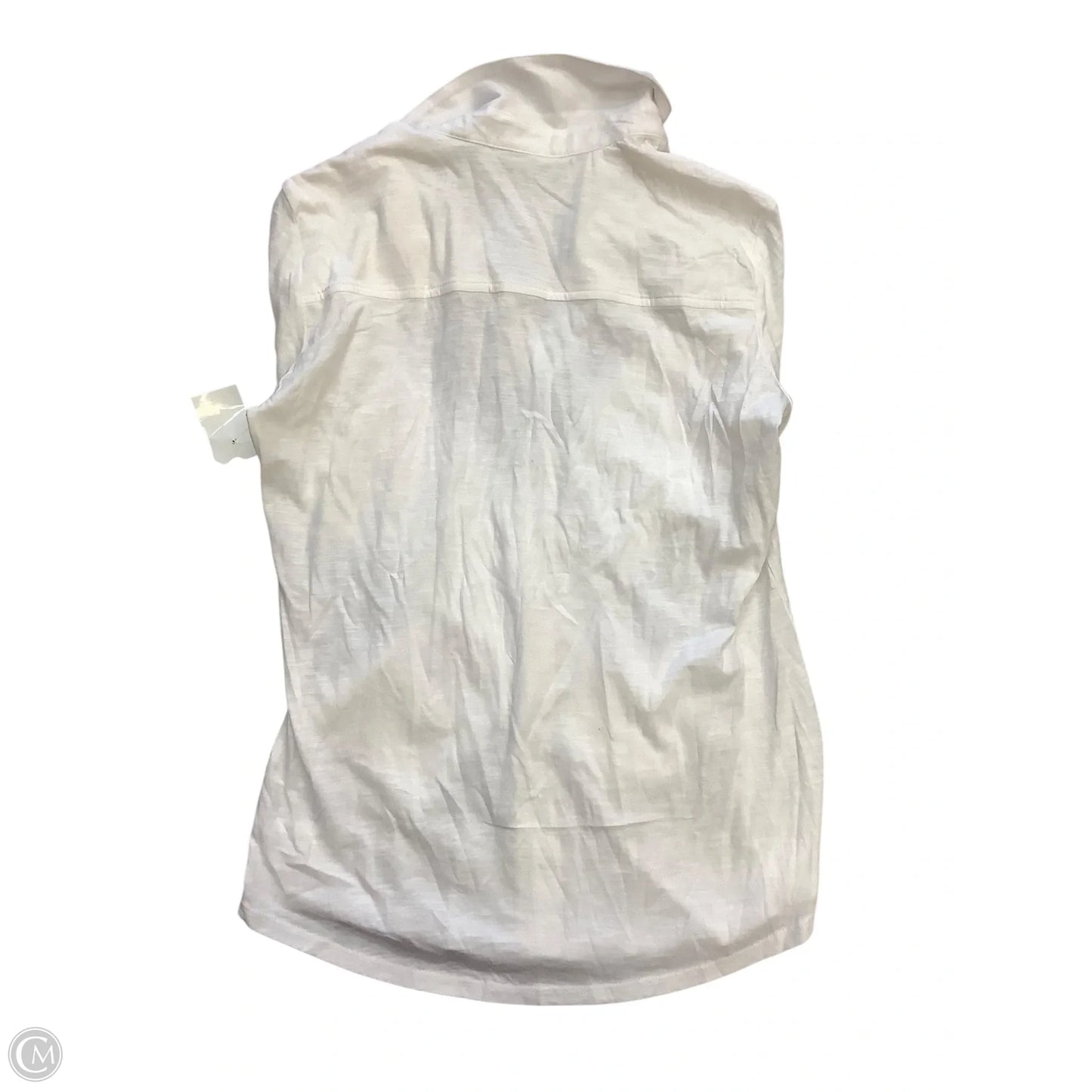 Top Long Sleeve By Theory In White, Size: S