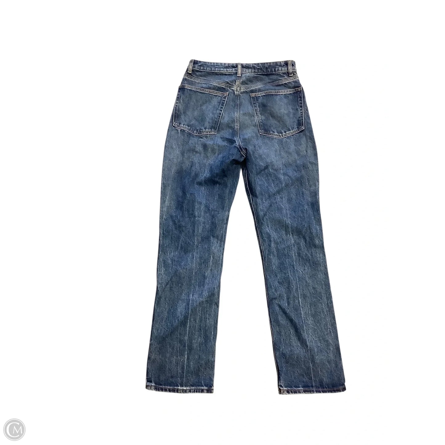 Jeans Straight By Reformation In Blue Denim, Size: 8 (29)