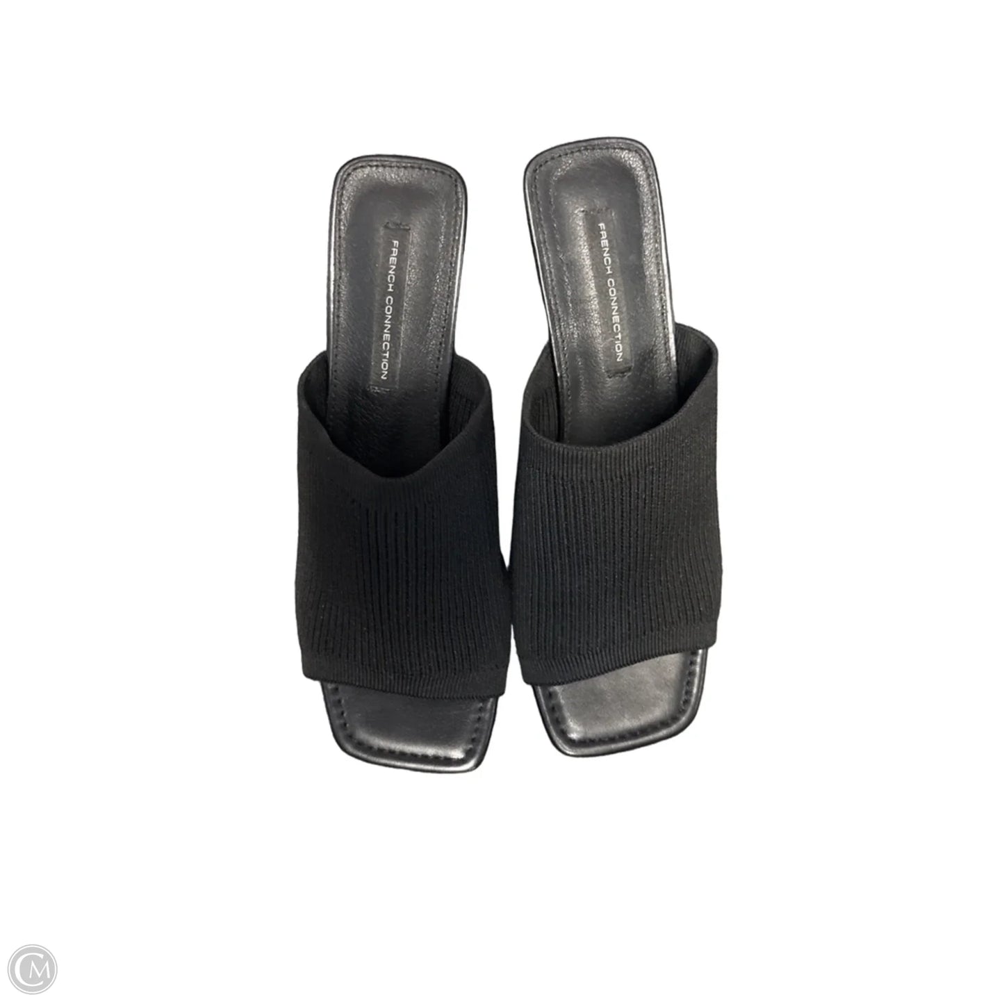 Sandals Heels Block By French Connection In Black, Size: 8