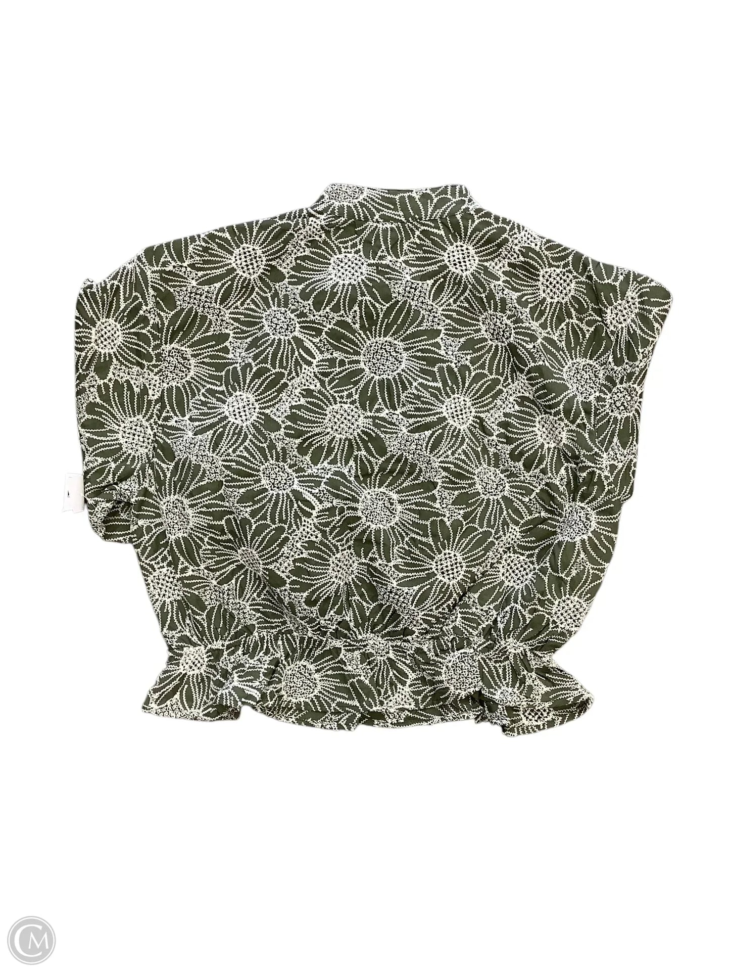 Top Long Sleeve By Clothes Mentor In Green, Size: L