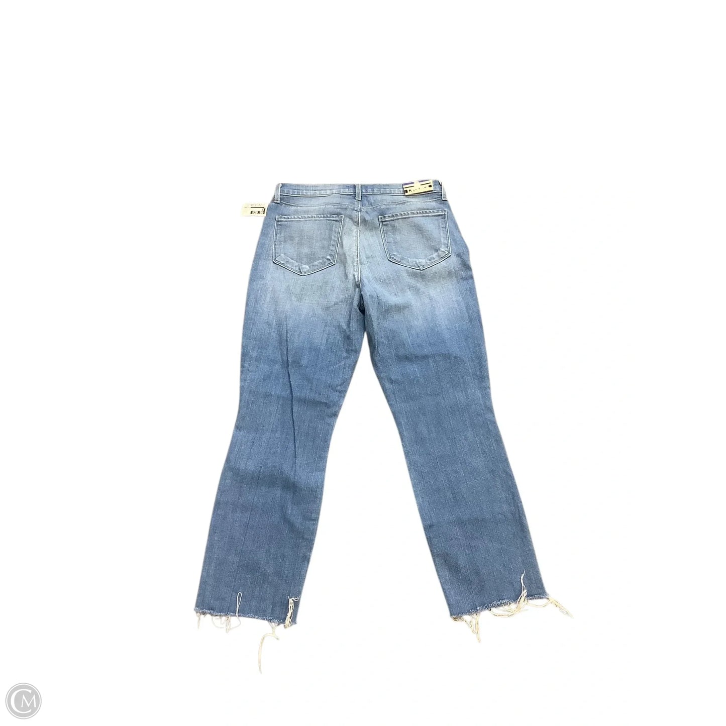 Jeans Straight By L Agence In Blue Denim, Size: 10