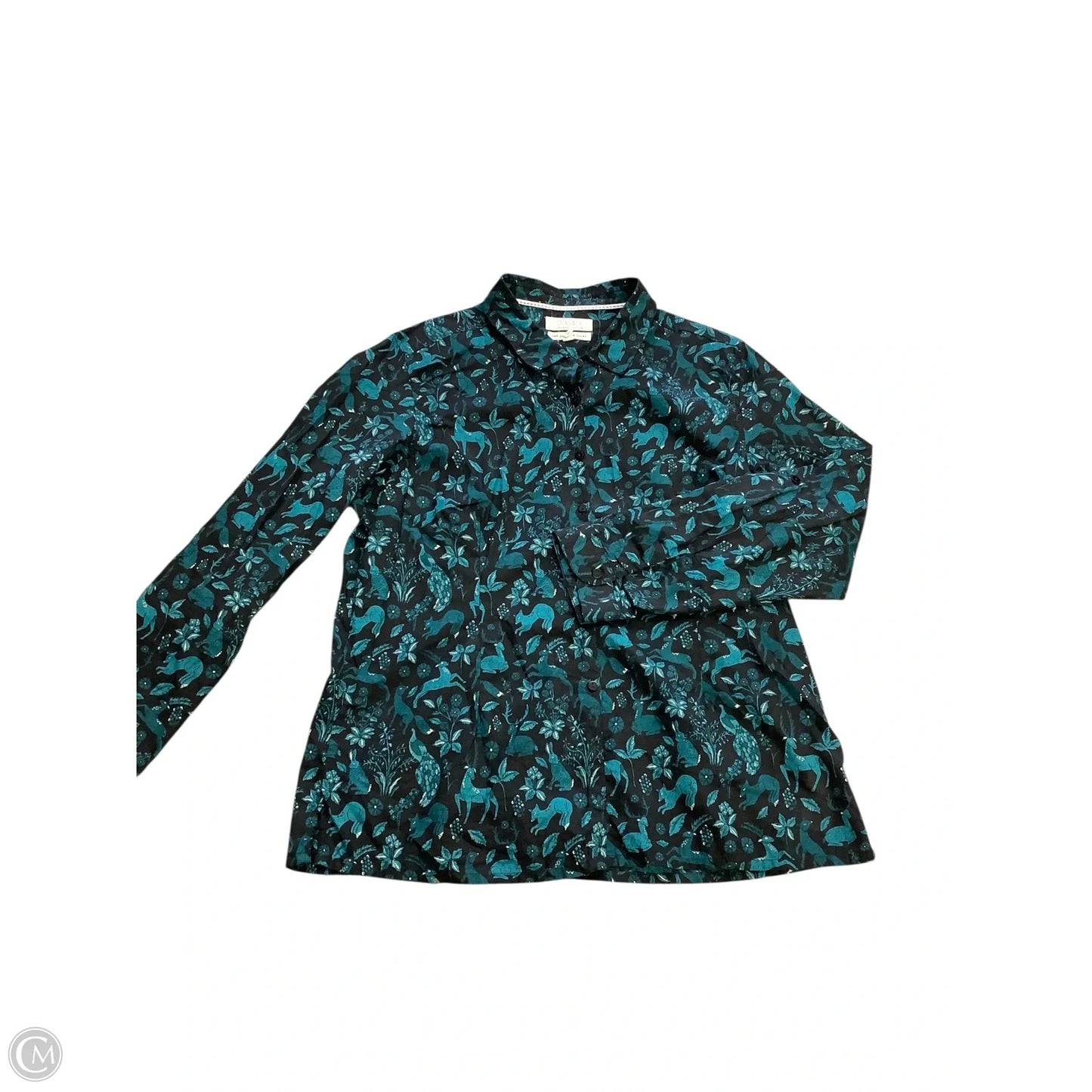 Top Long Sleeve By Cma In Multi-colored, Size: L