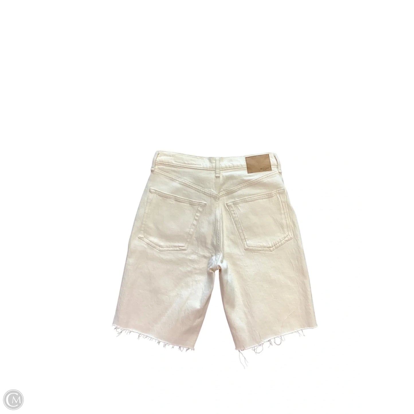 Shorts By Rag And Bone In Cream Denim, Size: 2