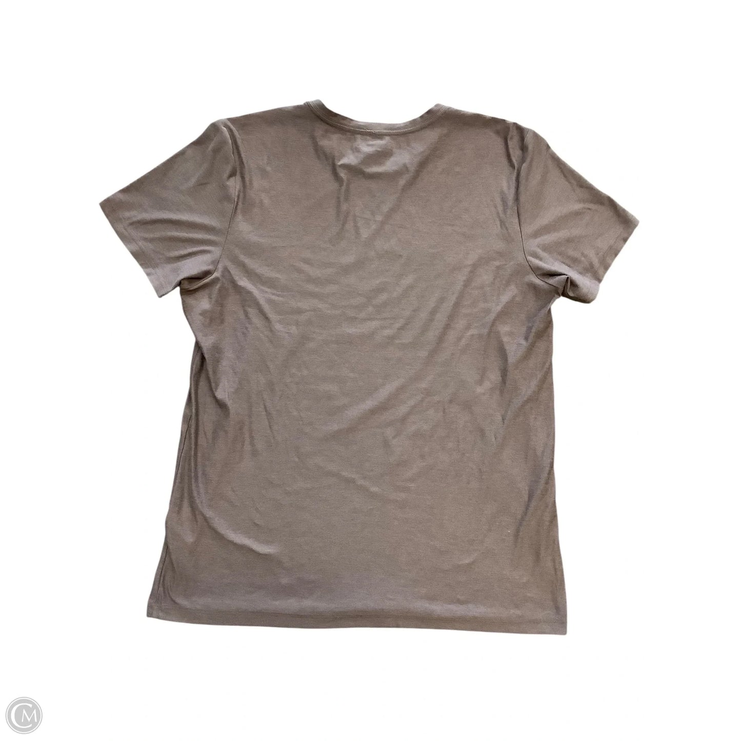Athletic Top Short Sleeve By Beyond Yoga In Brown, Size: S