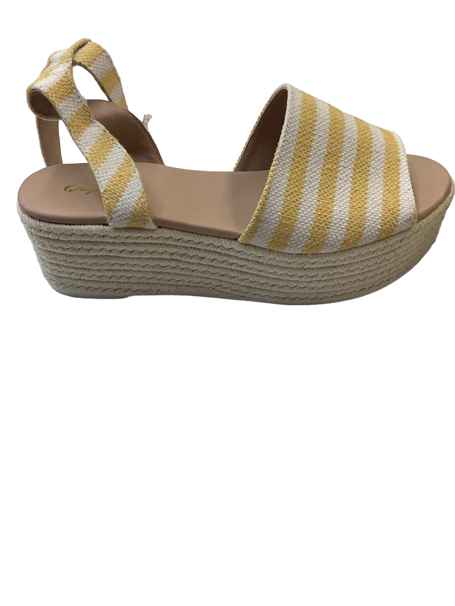 Shoes Heels Espadrille Wedge By Qupid  Size: 8