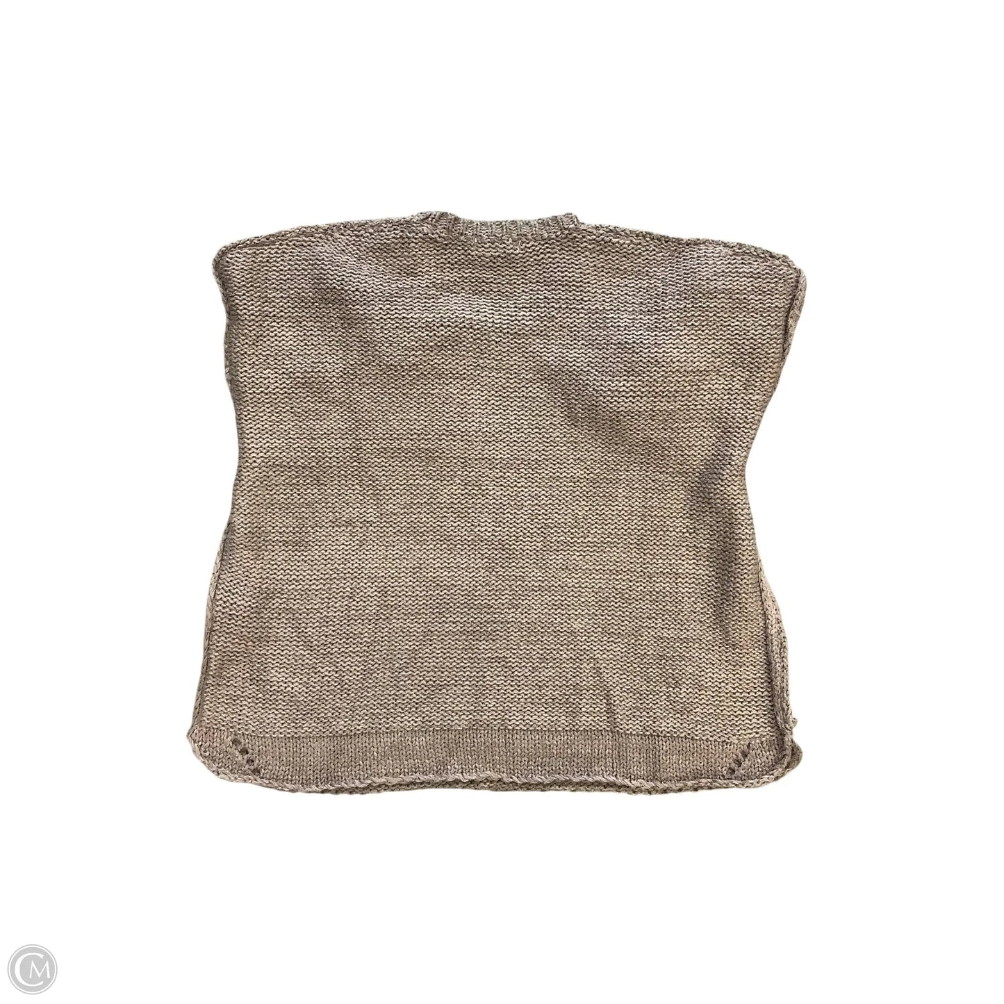 Sweater Short Sleeve By Easel In Brown, Size: S