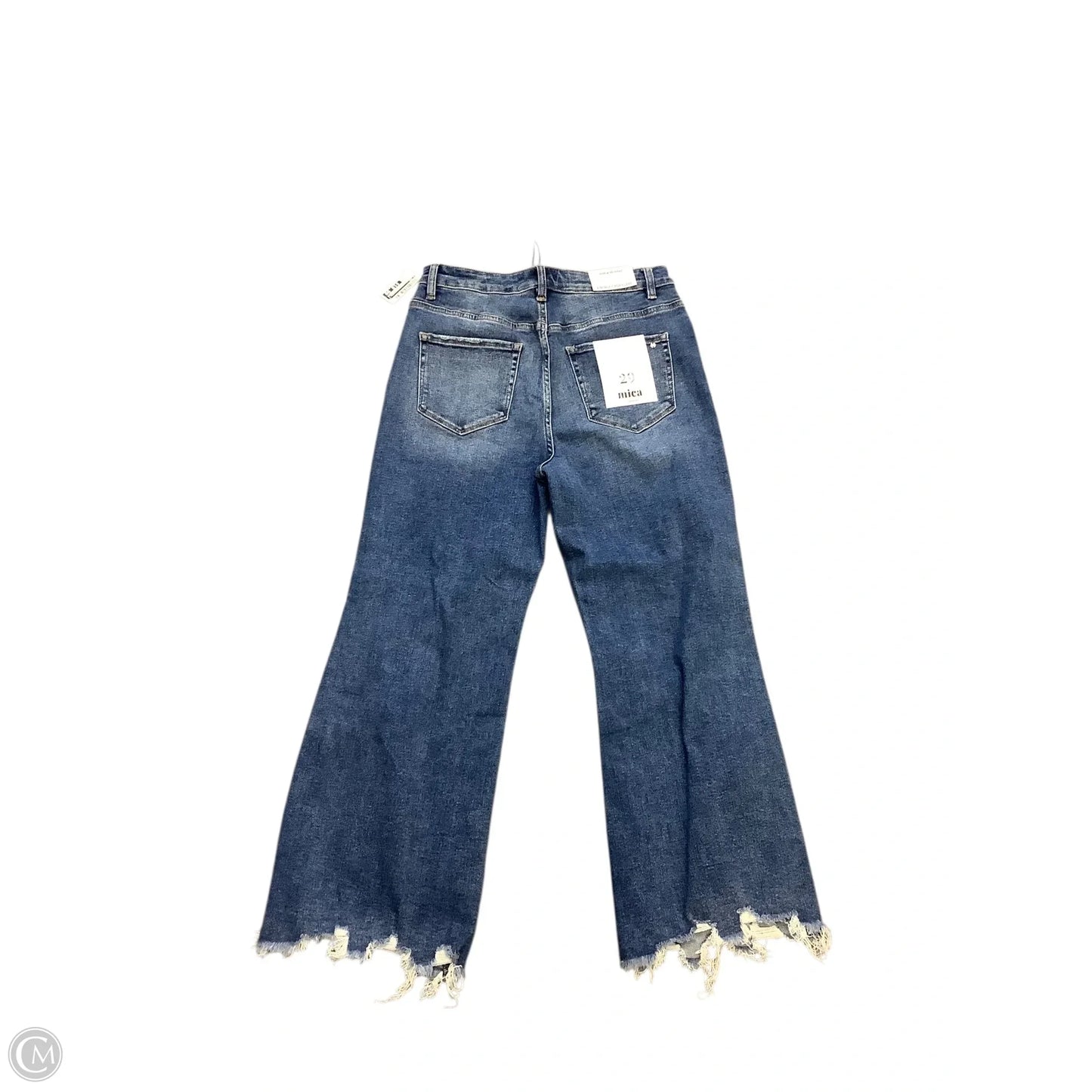 Jeans Flared By Cmc In Blue Denim, Size: 8