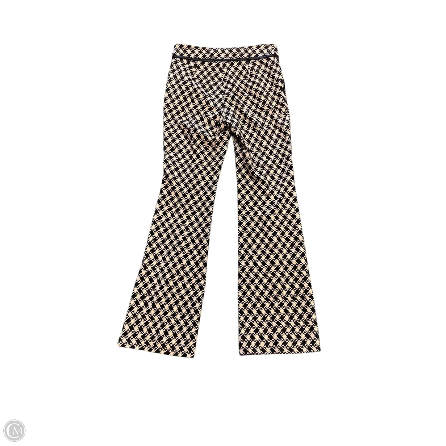 Pants Dress By Maeve In Black & Cream, Size: 8