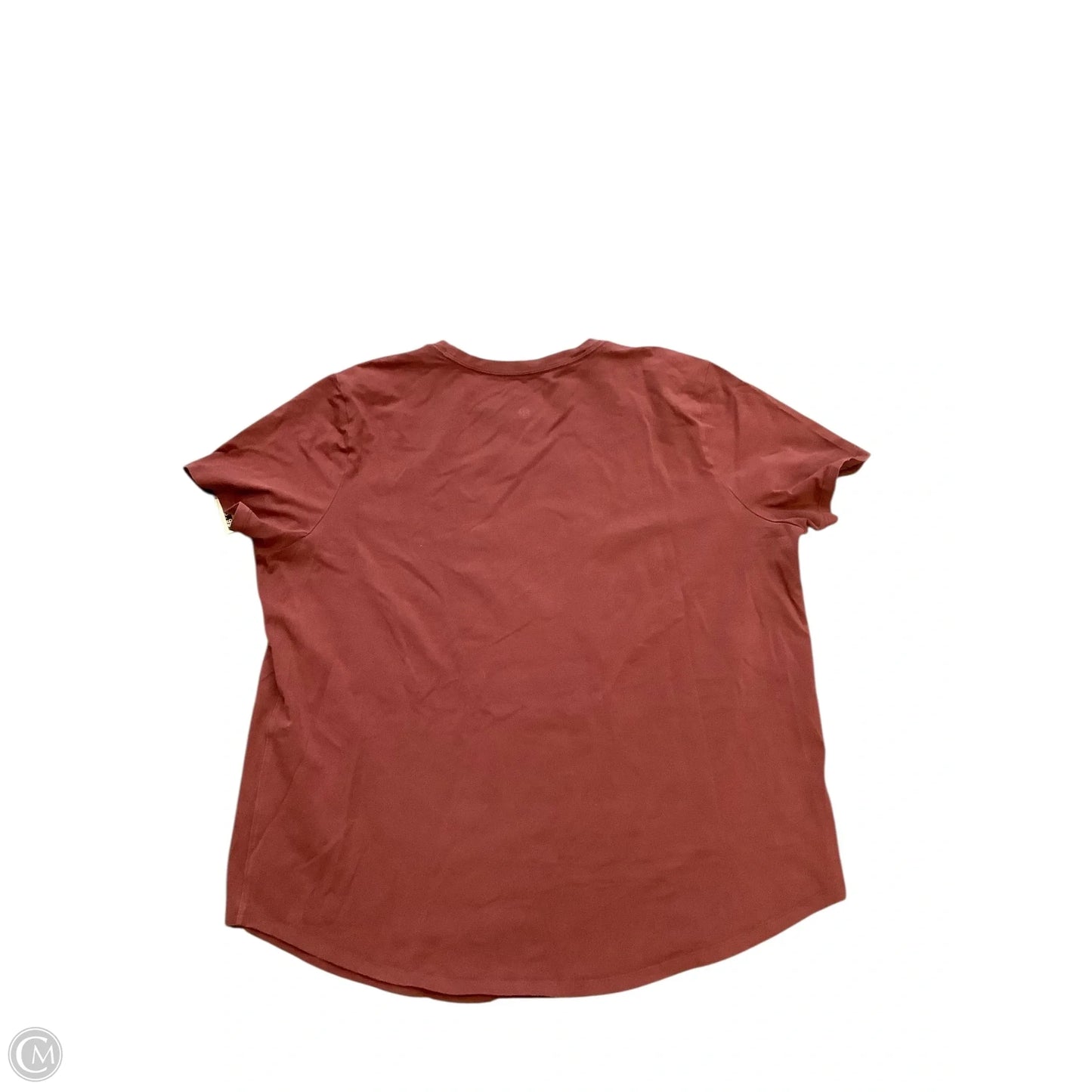 Top Short Sleeve By Lululemon In Red, Size: Xl