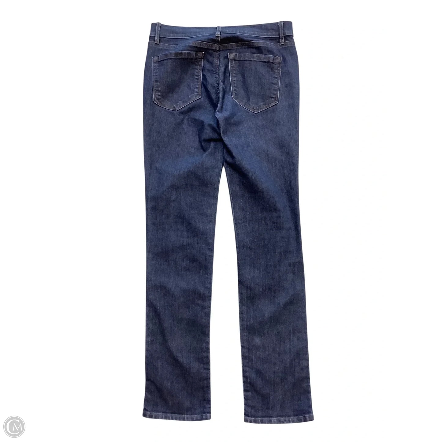 Jeans Straight By Loft In Blue Denim, Size: 4
