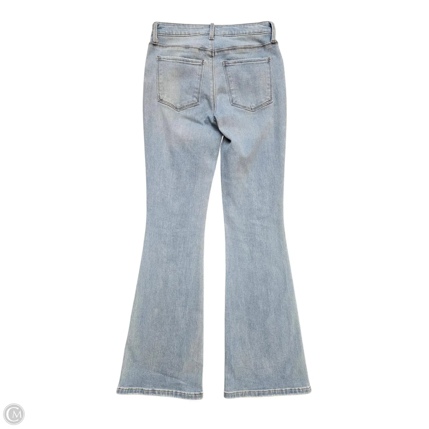 Jeans Flared By Kut In Blue Denim, Size: 0