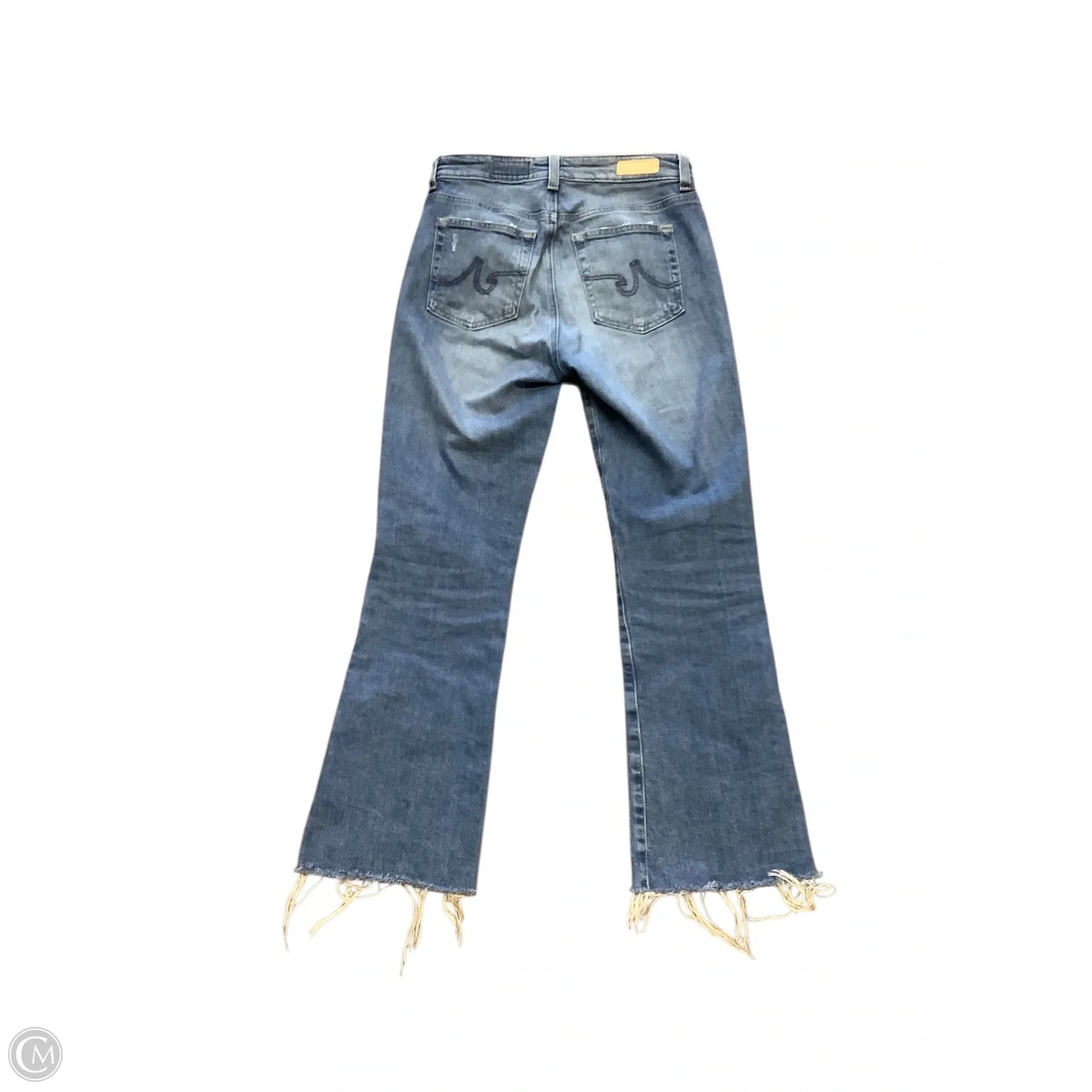 Jeans Boot Cut By Ag Jeans In Blue Denim, Size: 4