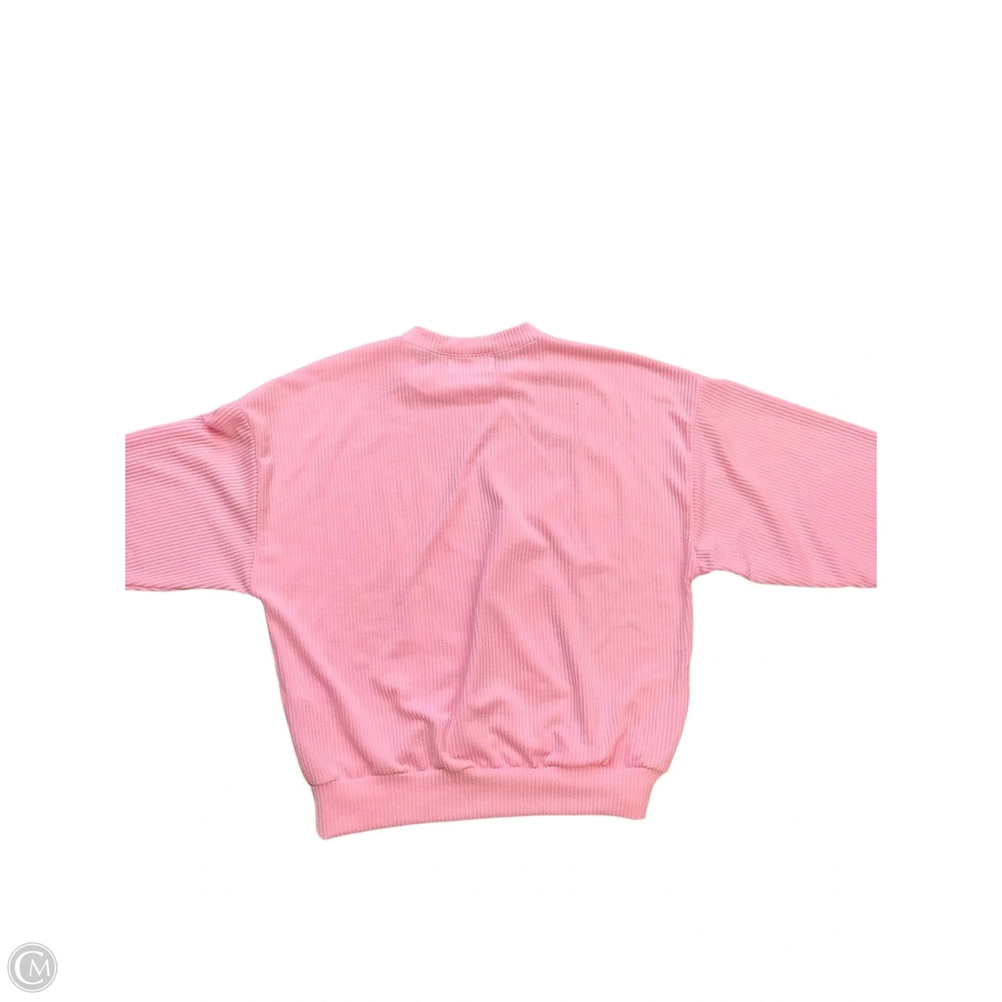 Sweatshirt Crewneck By Bucketlist In Pink, Size: S