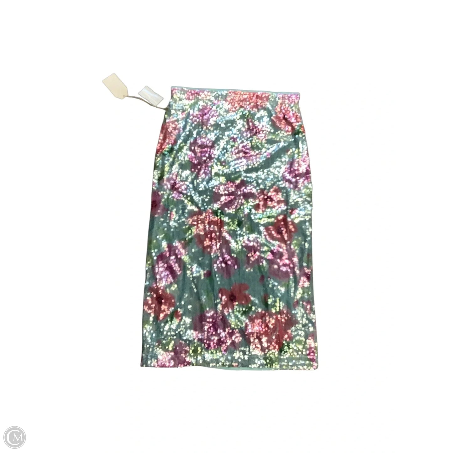 Skirt Midi By Clothes Mentor In Floral Print, Size: M