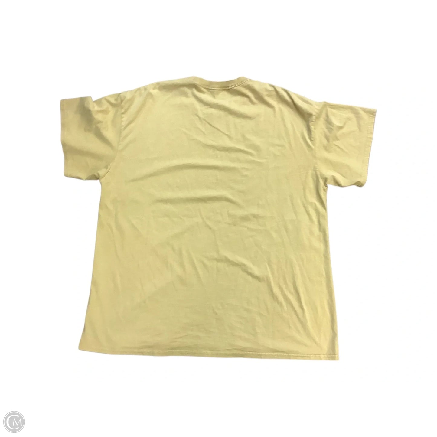 Top Short Sleeve By Easel In Yellow, Size: S