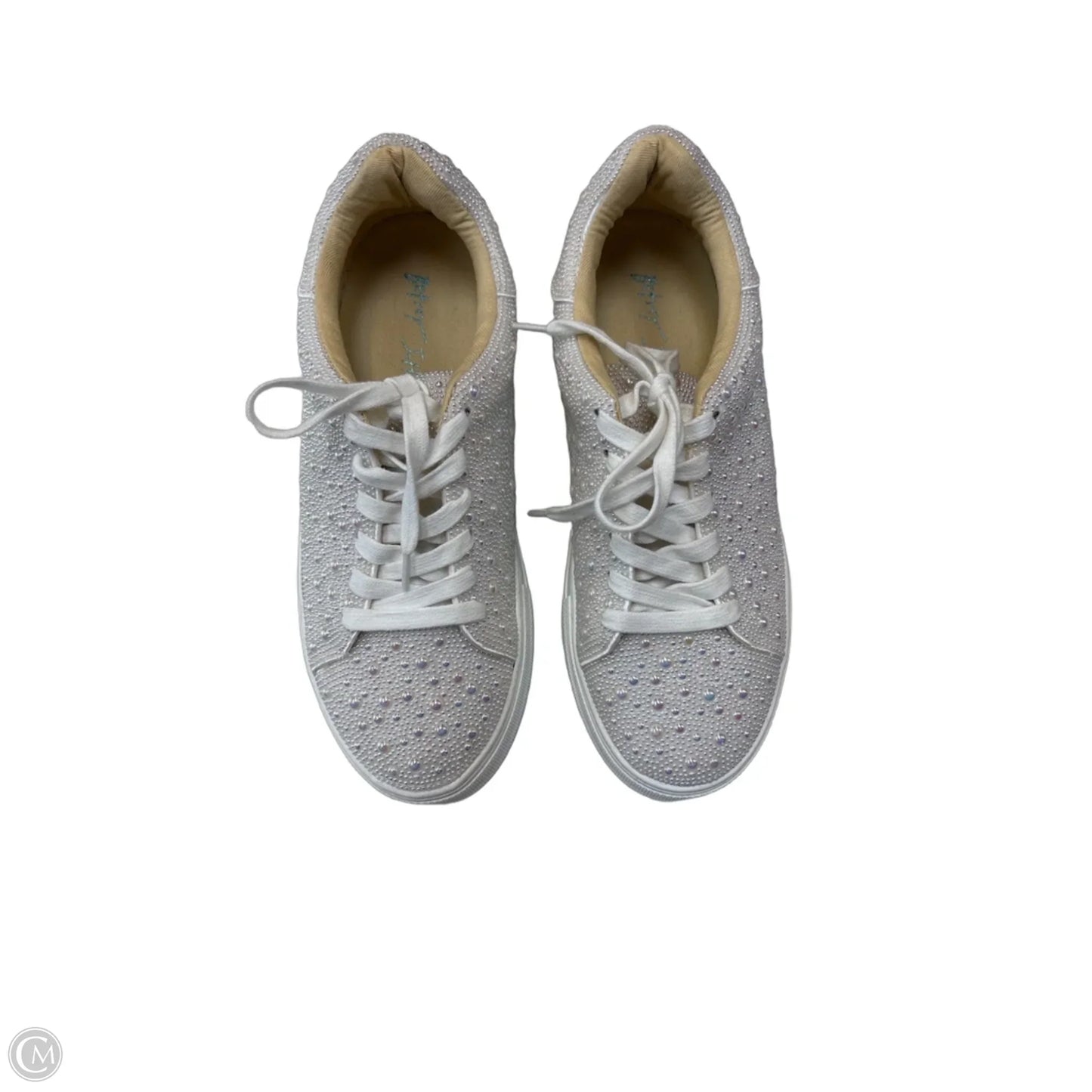 Shoes Sneakers By Betsey Johnson In White, Size: 7.5