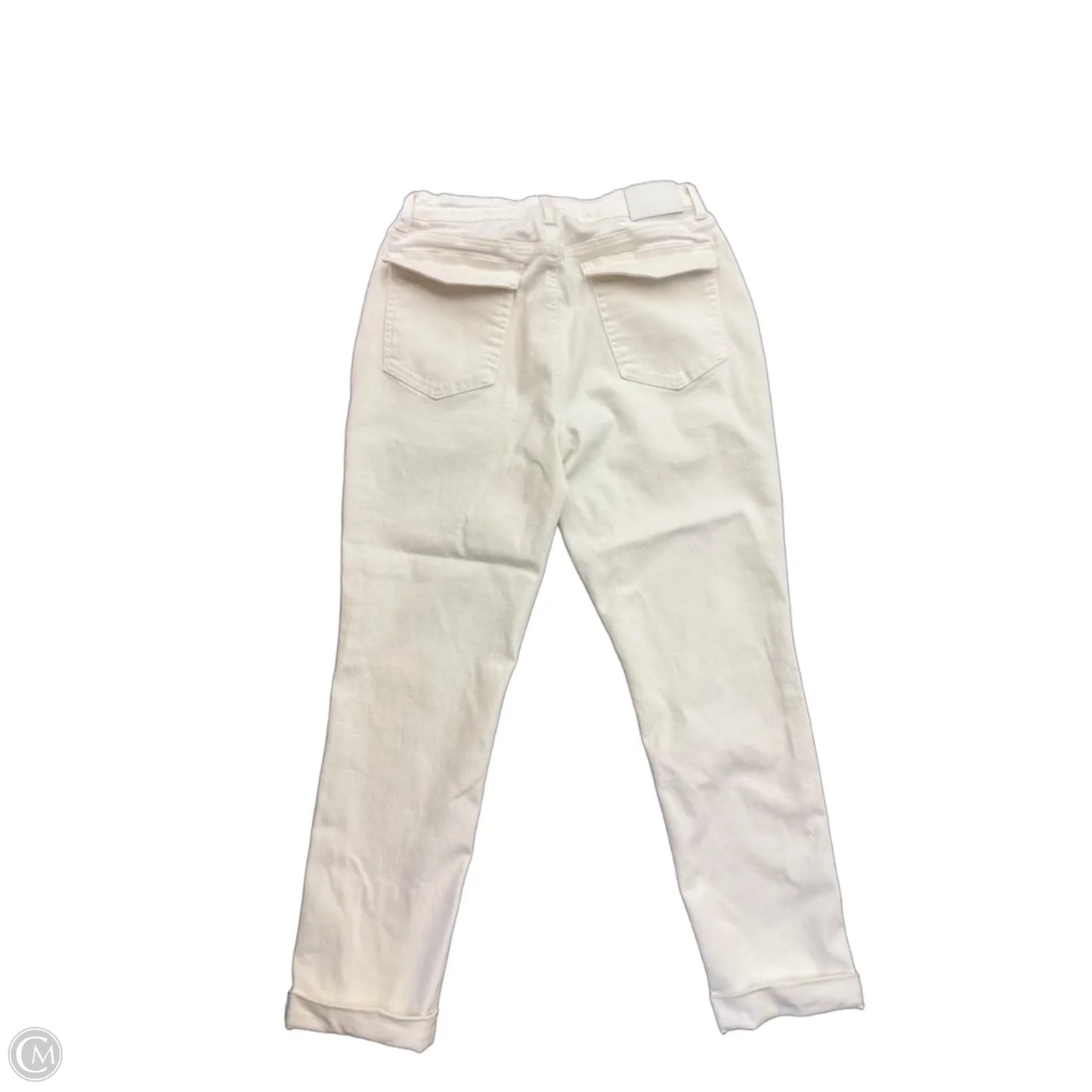 Jeans Straight By Judy Blue In White, Size: 12