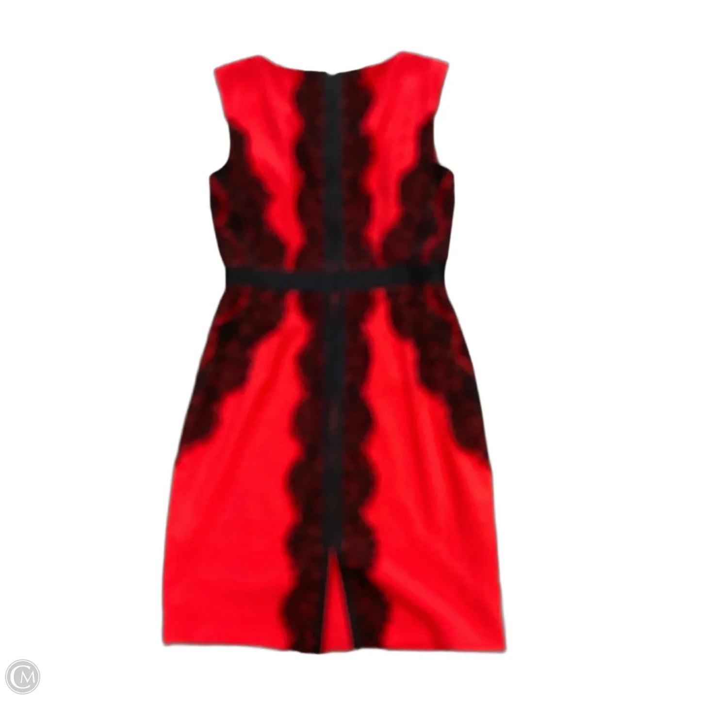Dress Party Midi By Tahari By Arthur Levine In Red, Size: 6
