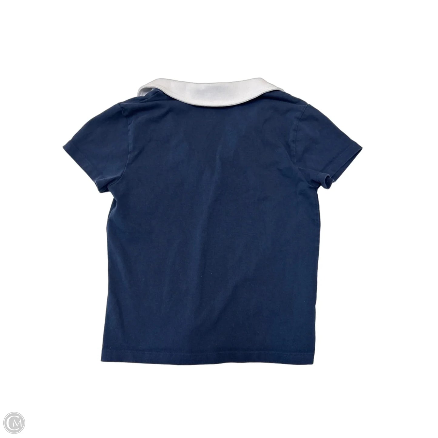 Top Short Sleeve By Lou And Grey In Blue & White, Size: Xs