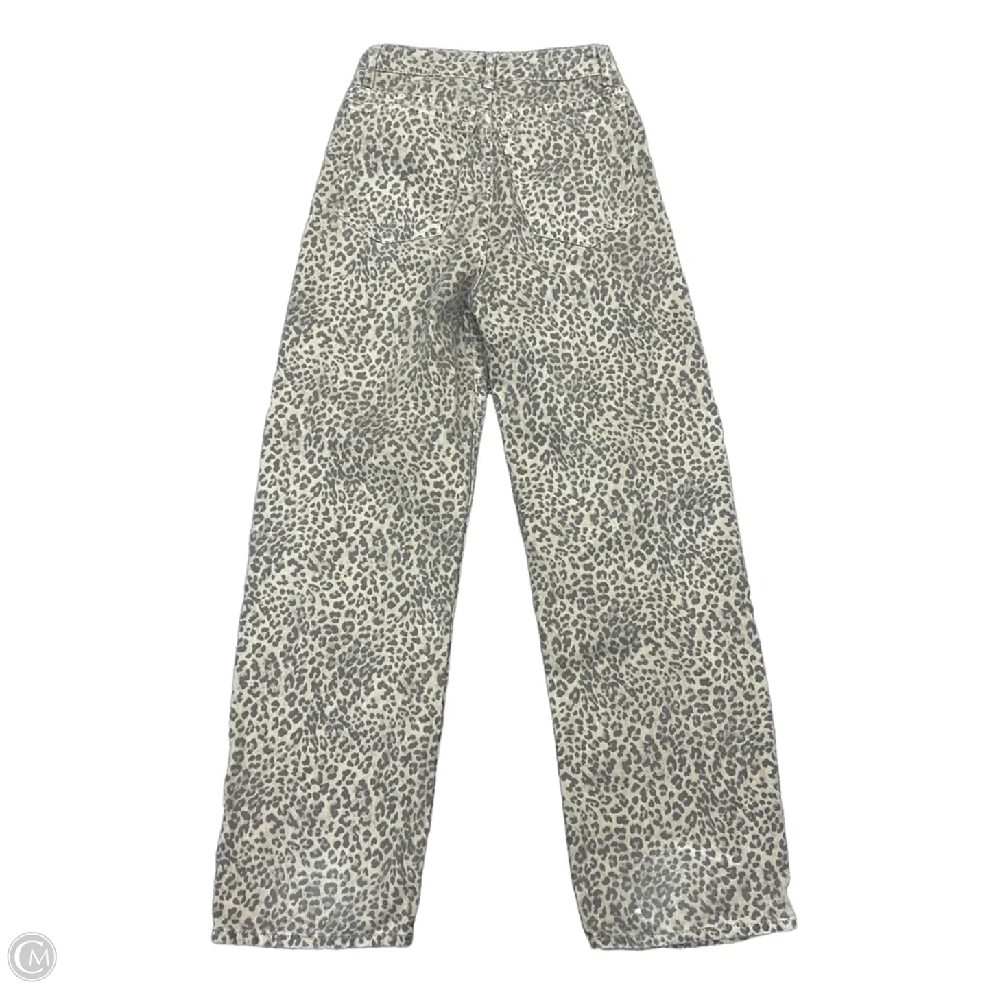 Jeans Straight By Zara In Animal Print, Size: 0