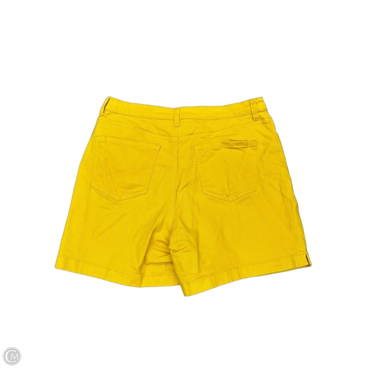 Shorts By Gloria Vanderbilt In Yellow, Size: 14