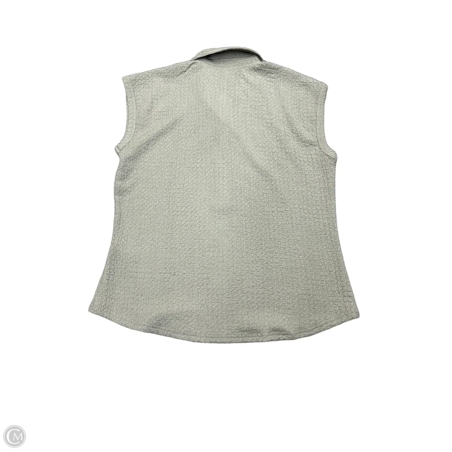 Top Short Sleeve By Modern Works In Taupe, Size: M