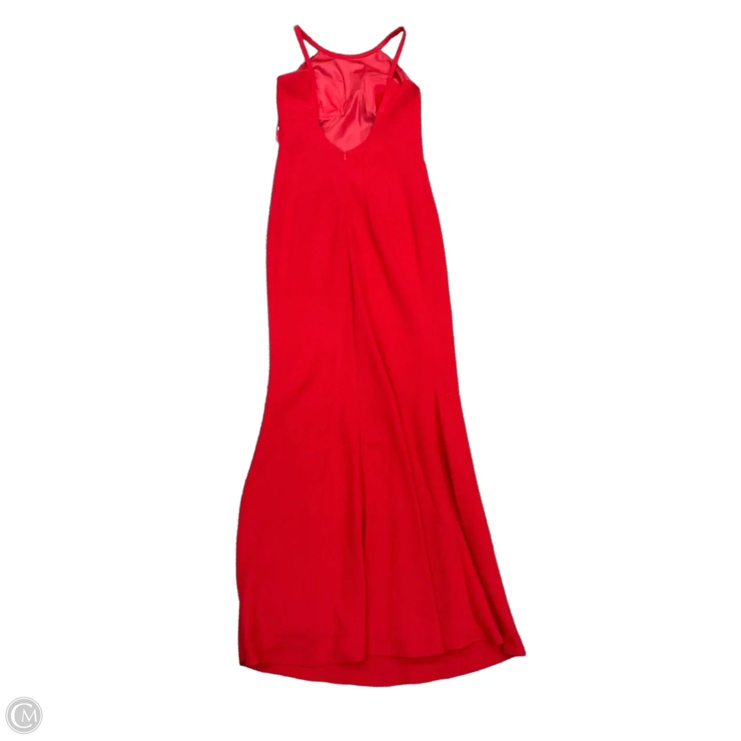 Dress Party Long By Calvin Klein In Red, Size: 4