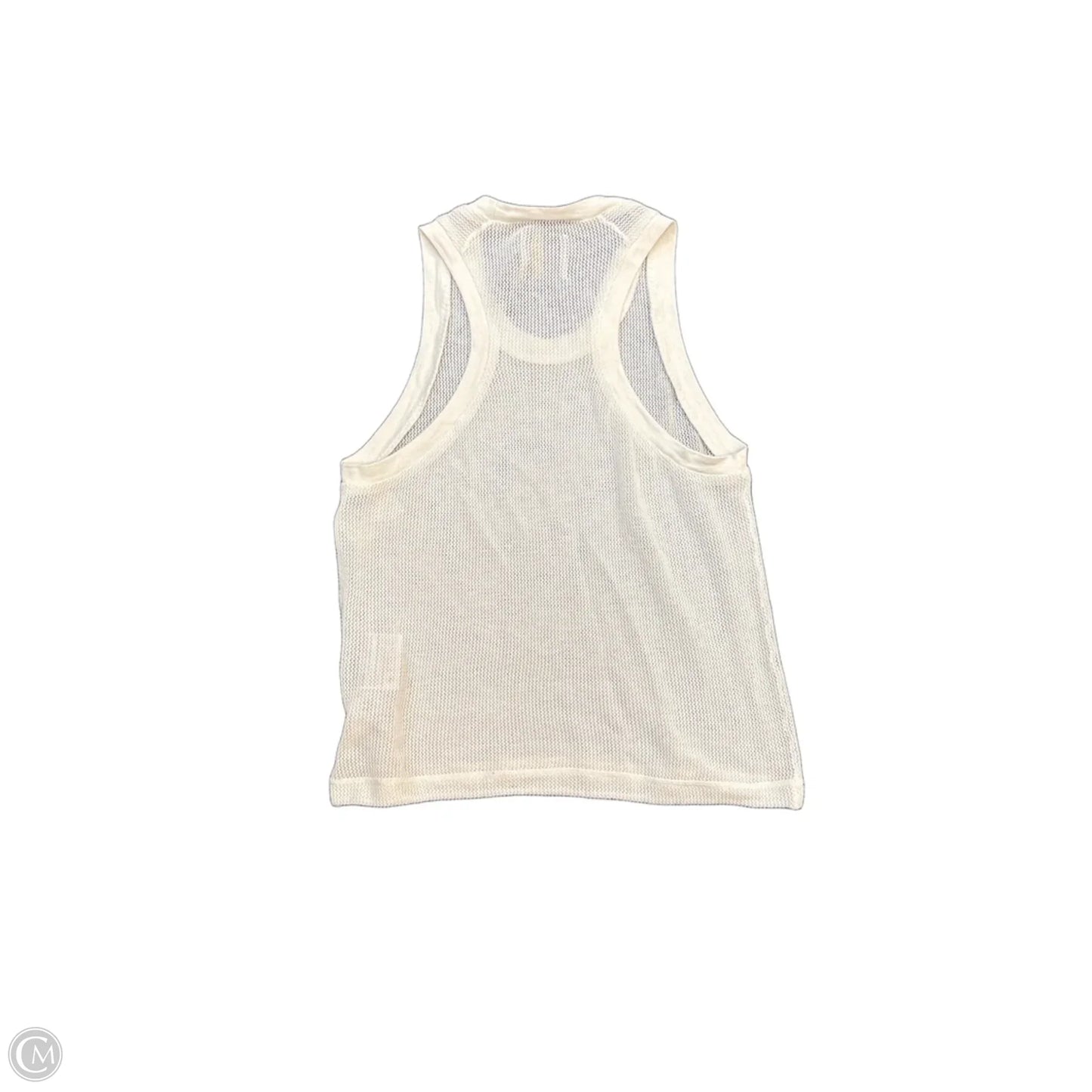 Tank Top By Clothes Mentor In Beige, Size: M