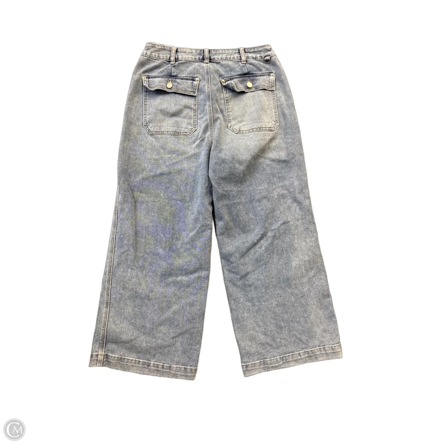 Jeans Wide Leg By Clothes Mentor In Blue, Size: L