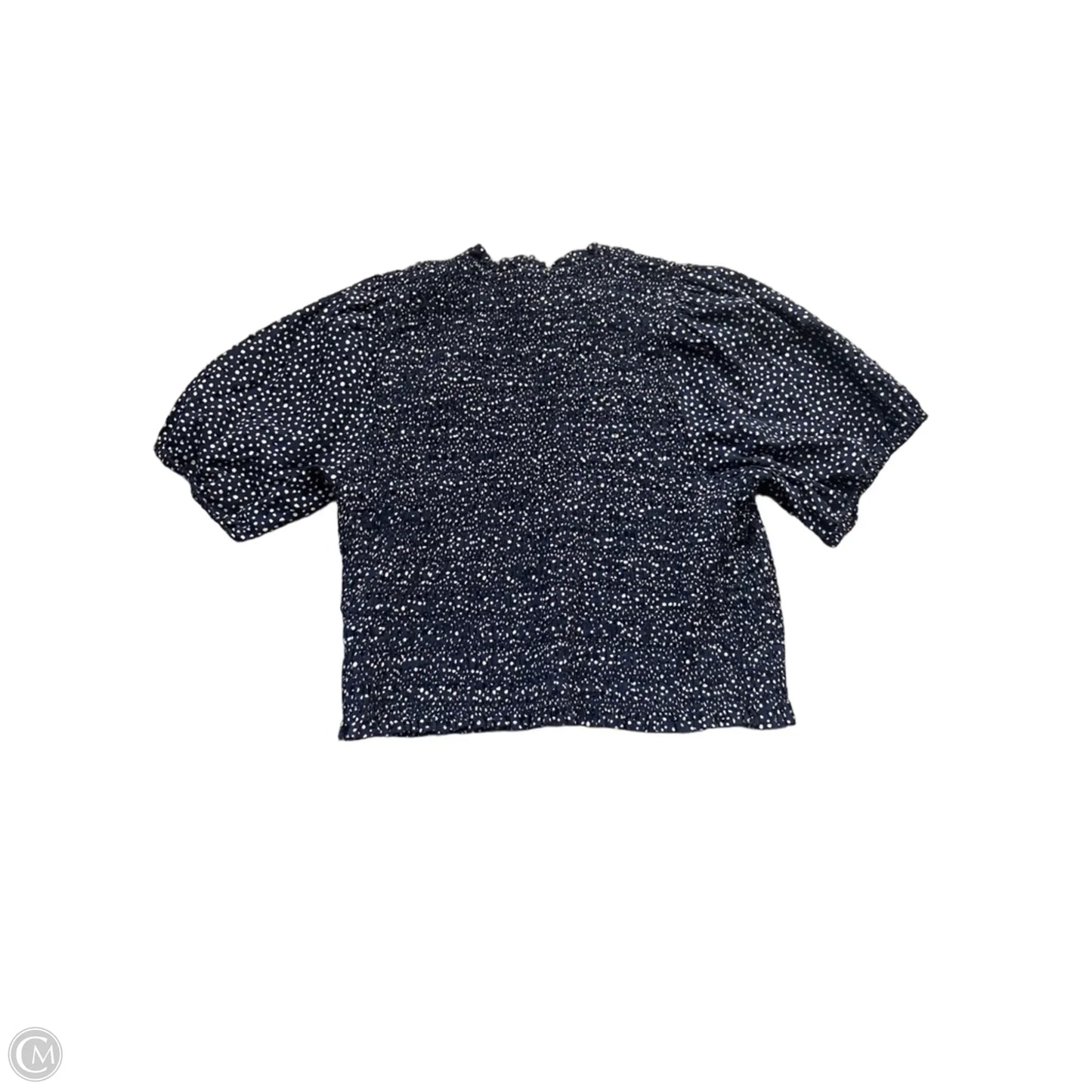 Top Short Sleeve By J. Crew In Polkadot Pattern, Size: 2x