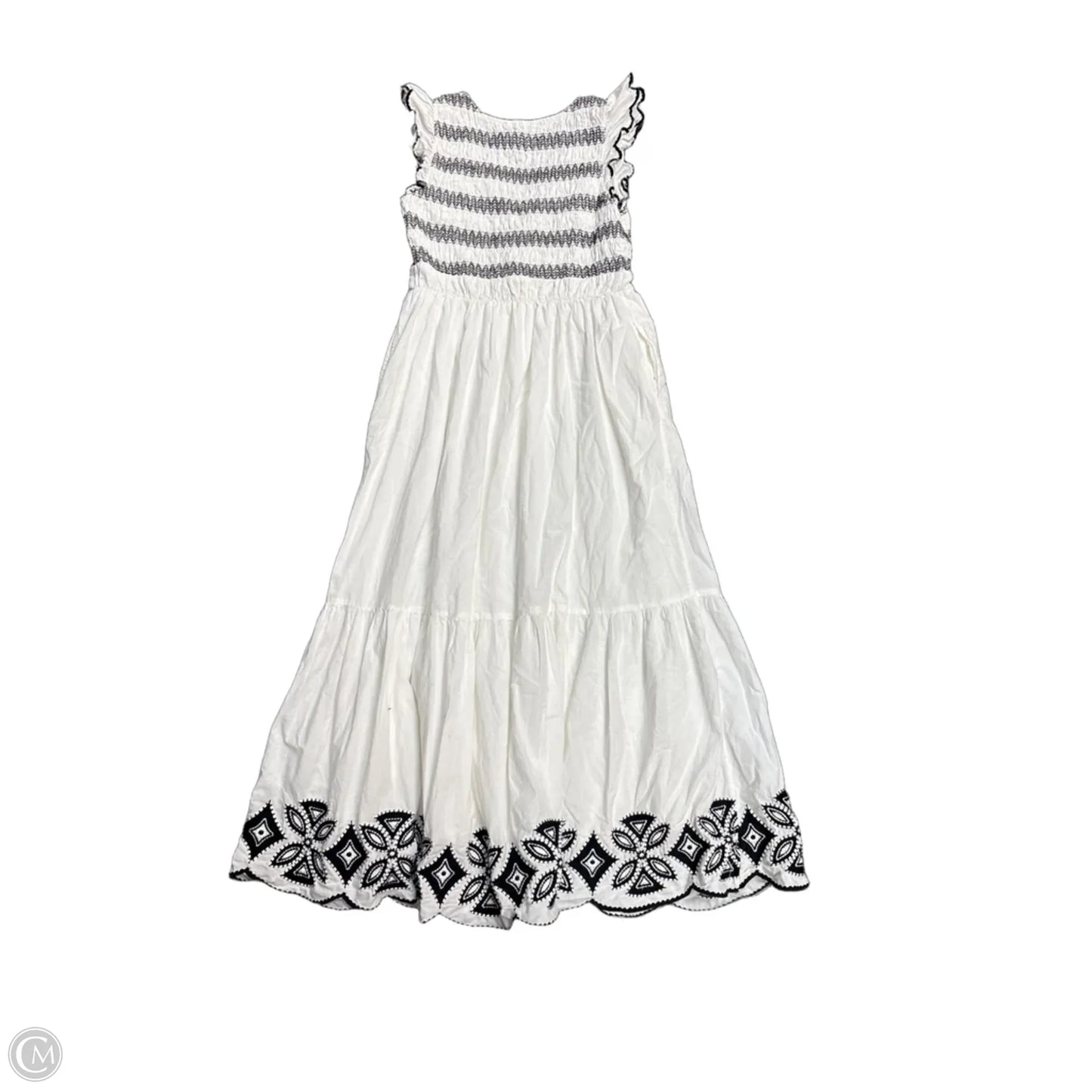 Dress Casual Maxi By Anthropologie In White, Size: S