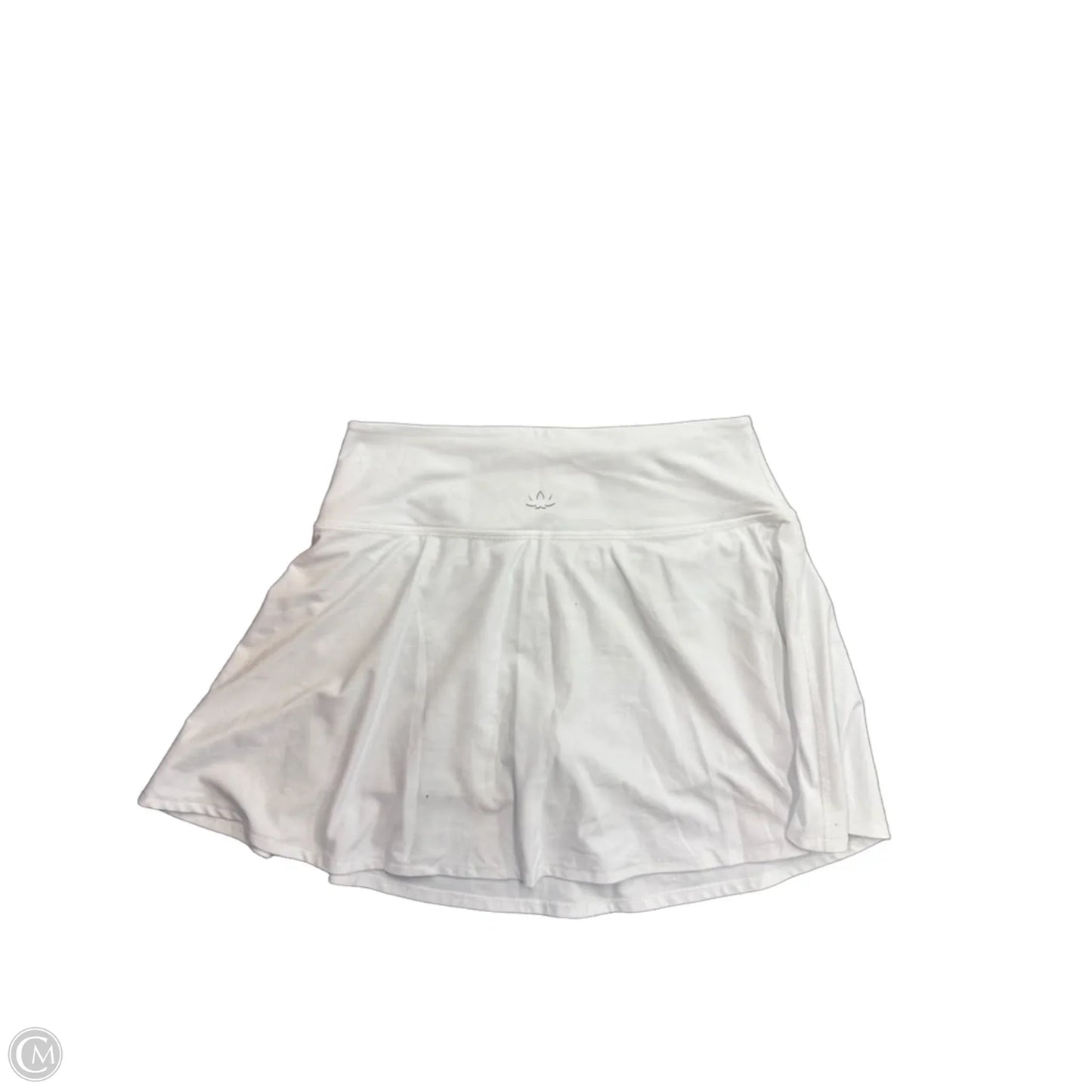 Athletic Skirt By Beyond Yoga In White, Size: Xl