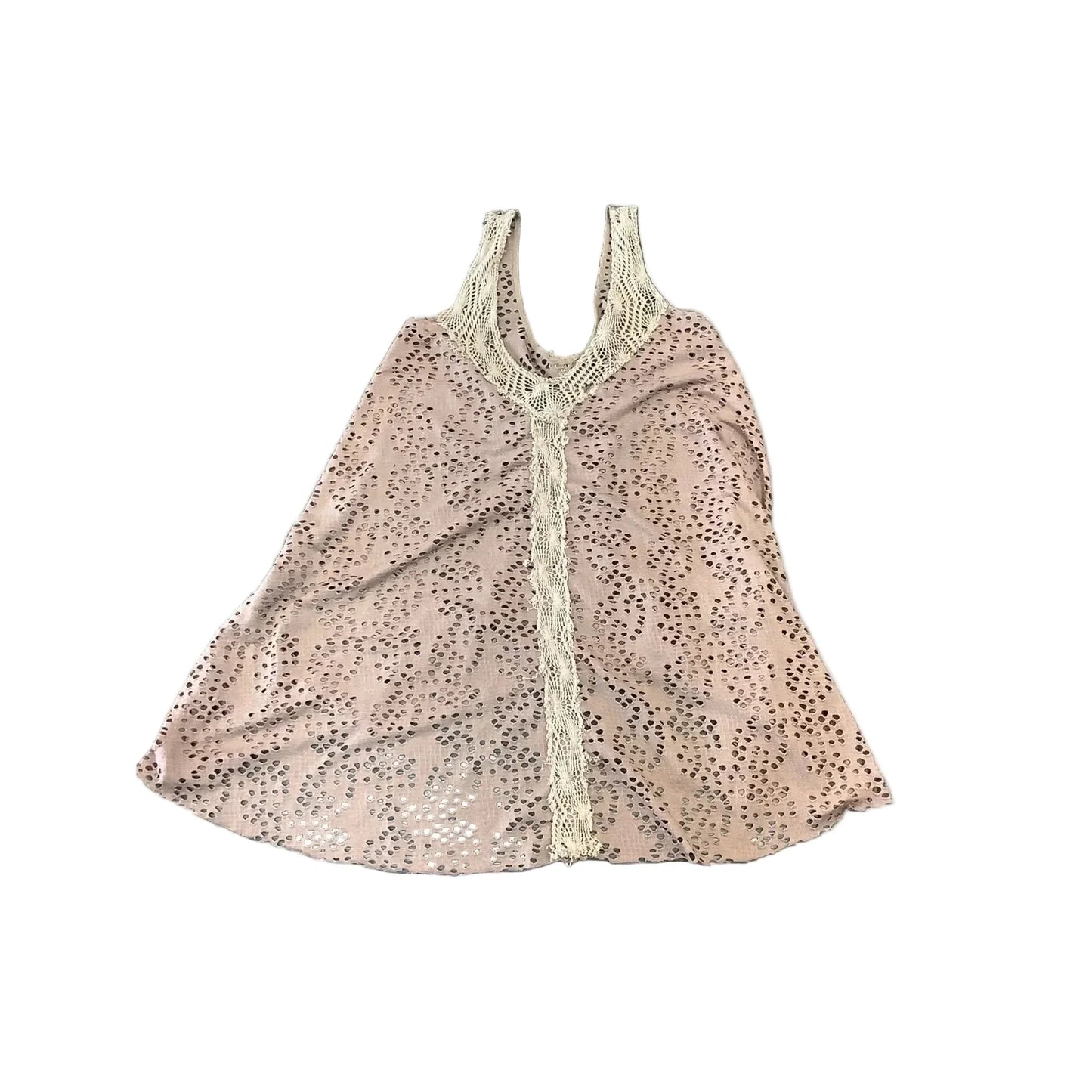 Top Sleeveless By Free People In Beige, Size: Xs