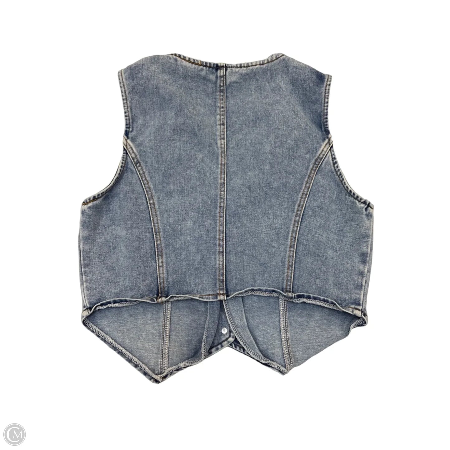 Vest Other By Clothes Mentor In Blue, Size: M