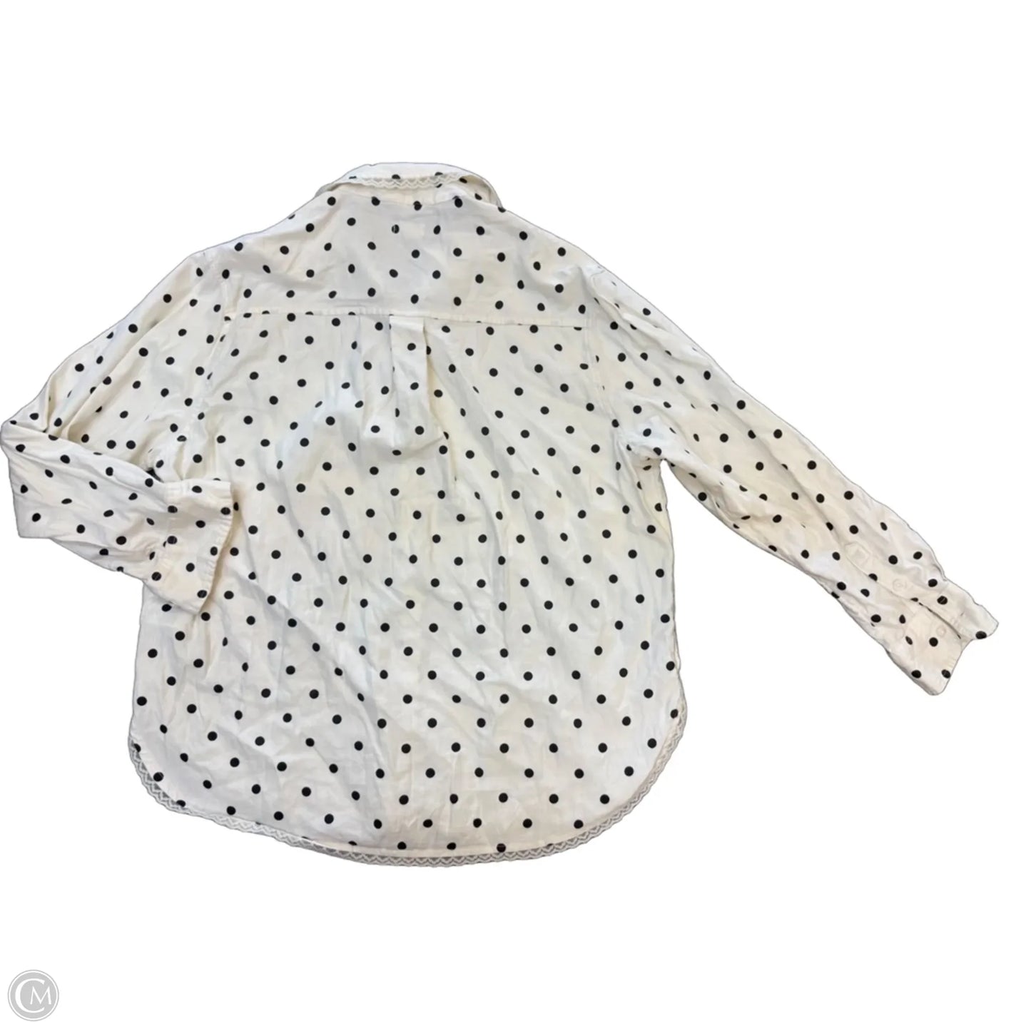 Top Long Sleeve By Aerie In White, Size: Sp