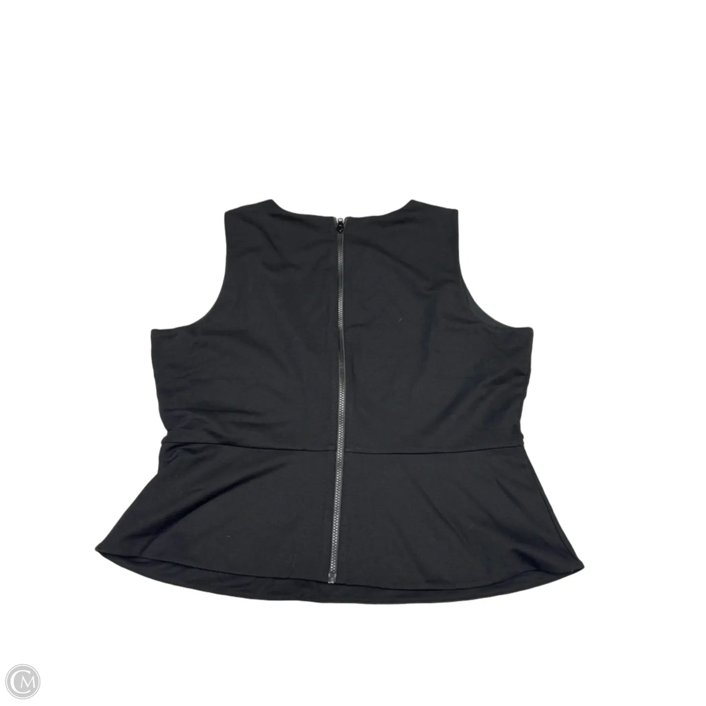Top Sleeveless By Cabi In Black, Size: Xl