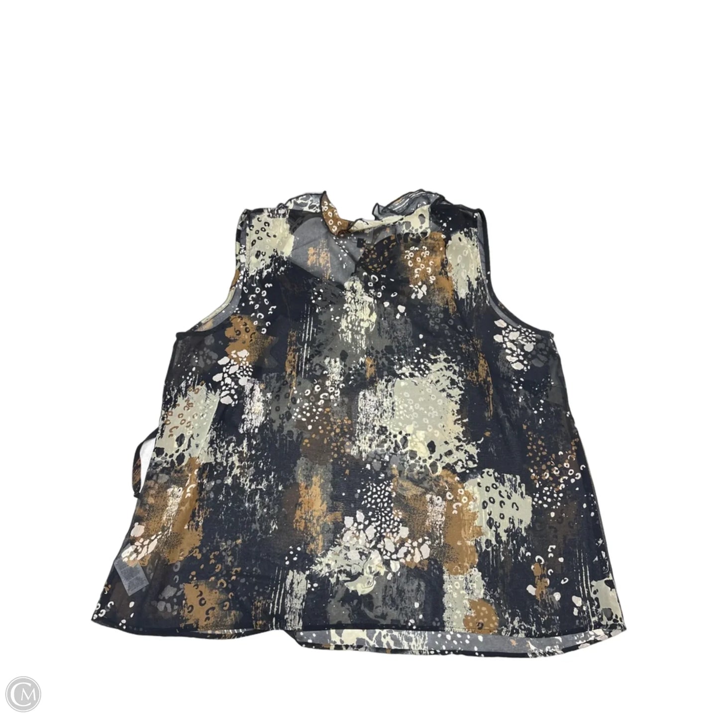 Top Sleeveless By Cabi In Multi-colored, Size: Xxl