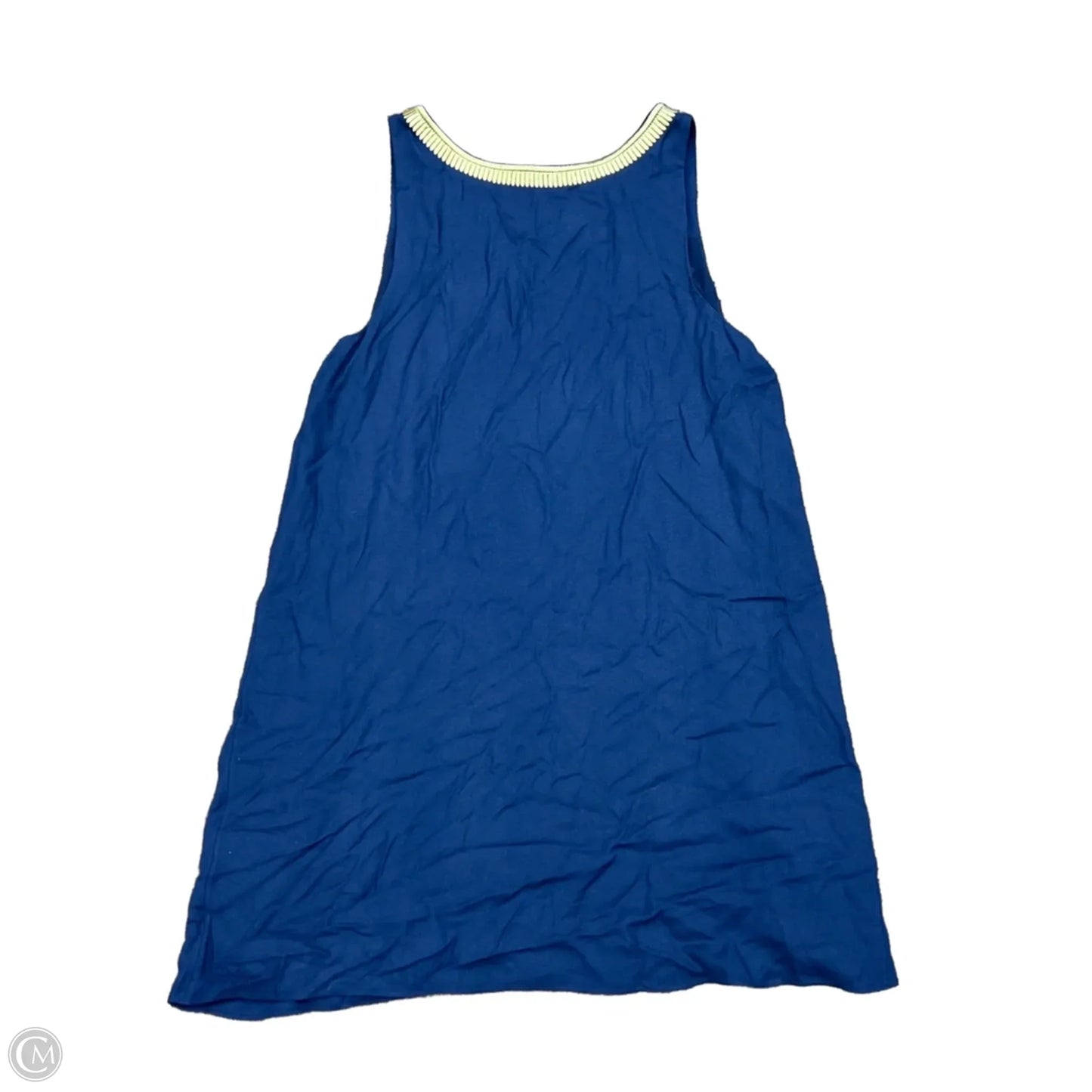 Dress Designer By Lilly Pulitzer In Blue & Gold, Size: Xl