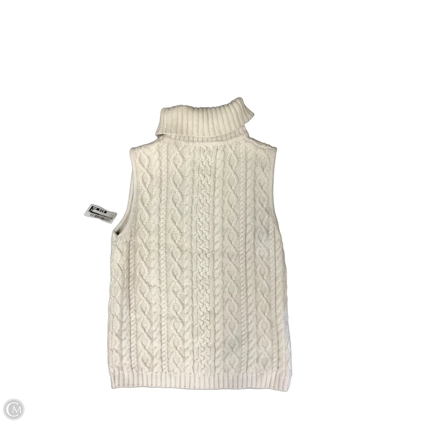 Vest Sweater By Valerie Stevens In Beige, Size: S