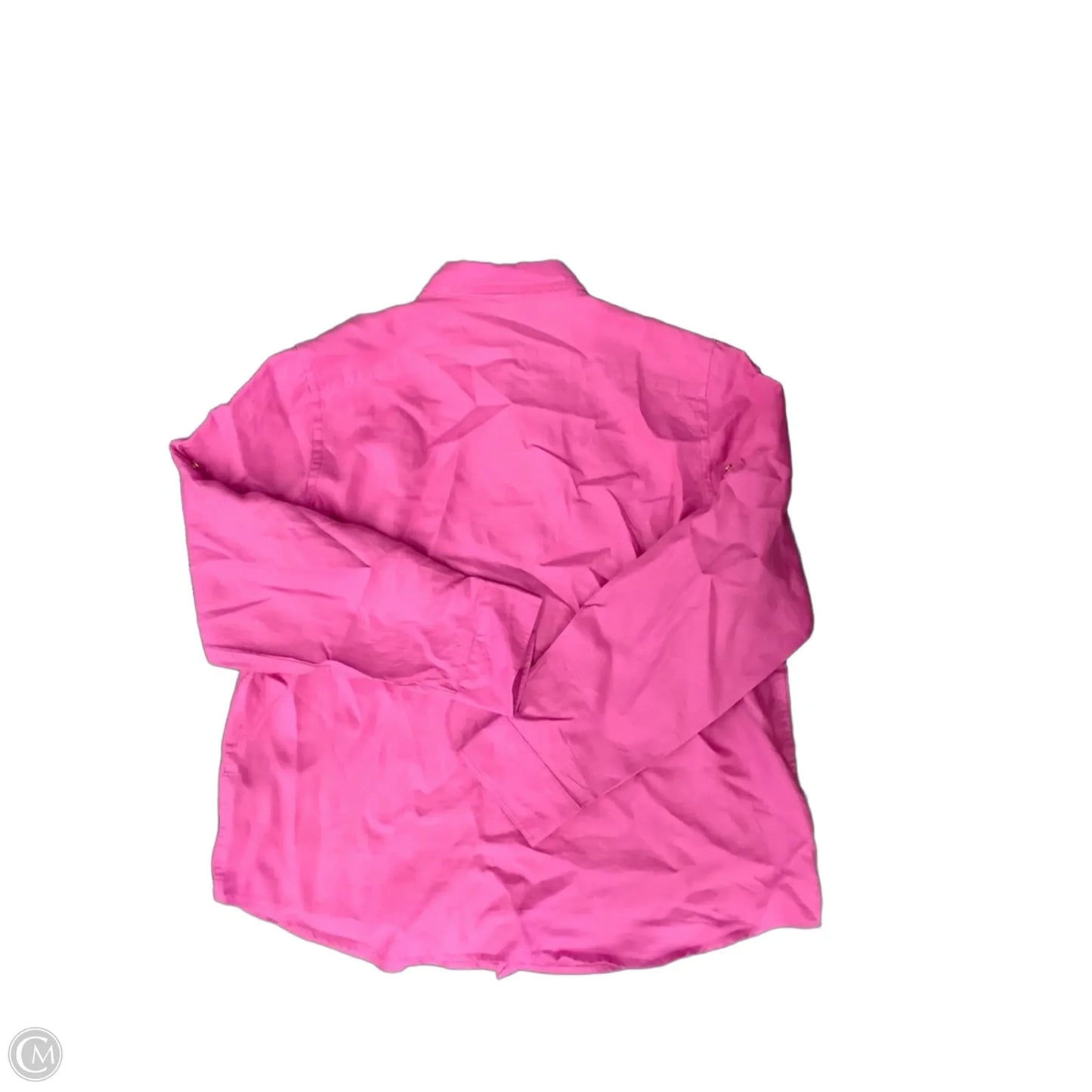 Top Long Sleeve By Lauren By Ralph Lauren In Pink, Size: Xl