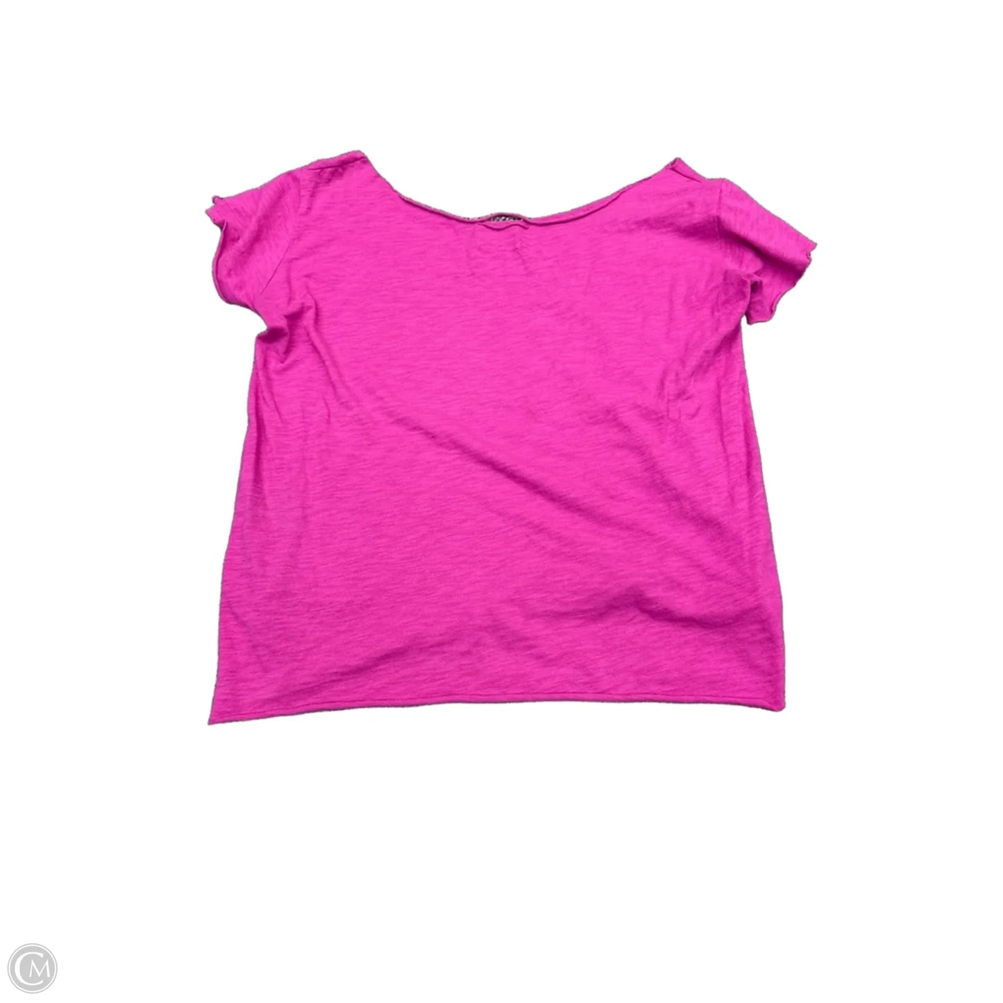 Top Short Sleeve Basic By Cma In Purple, Size: L