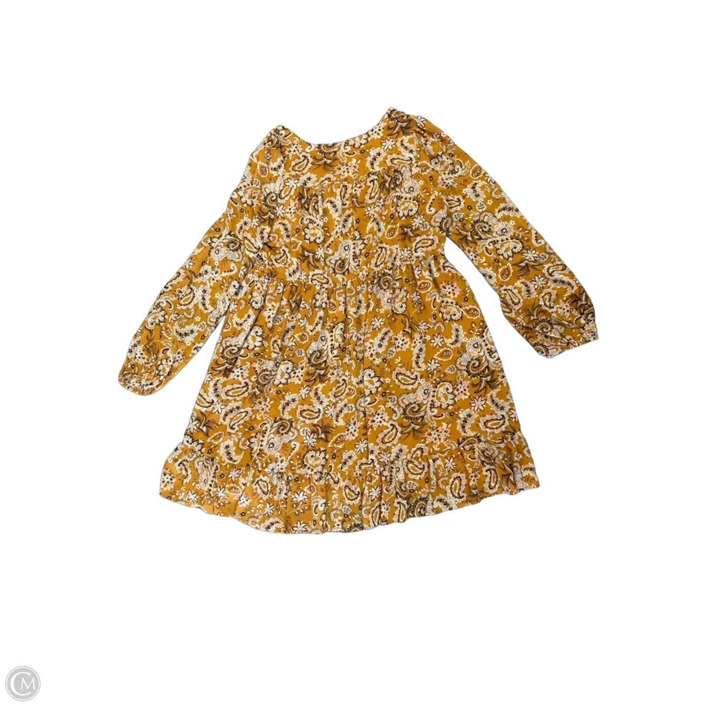 Dress Casual Short By Cotton Bleu In Yellow, Size: S