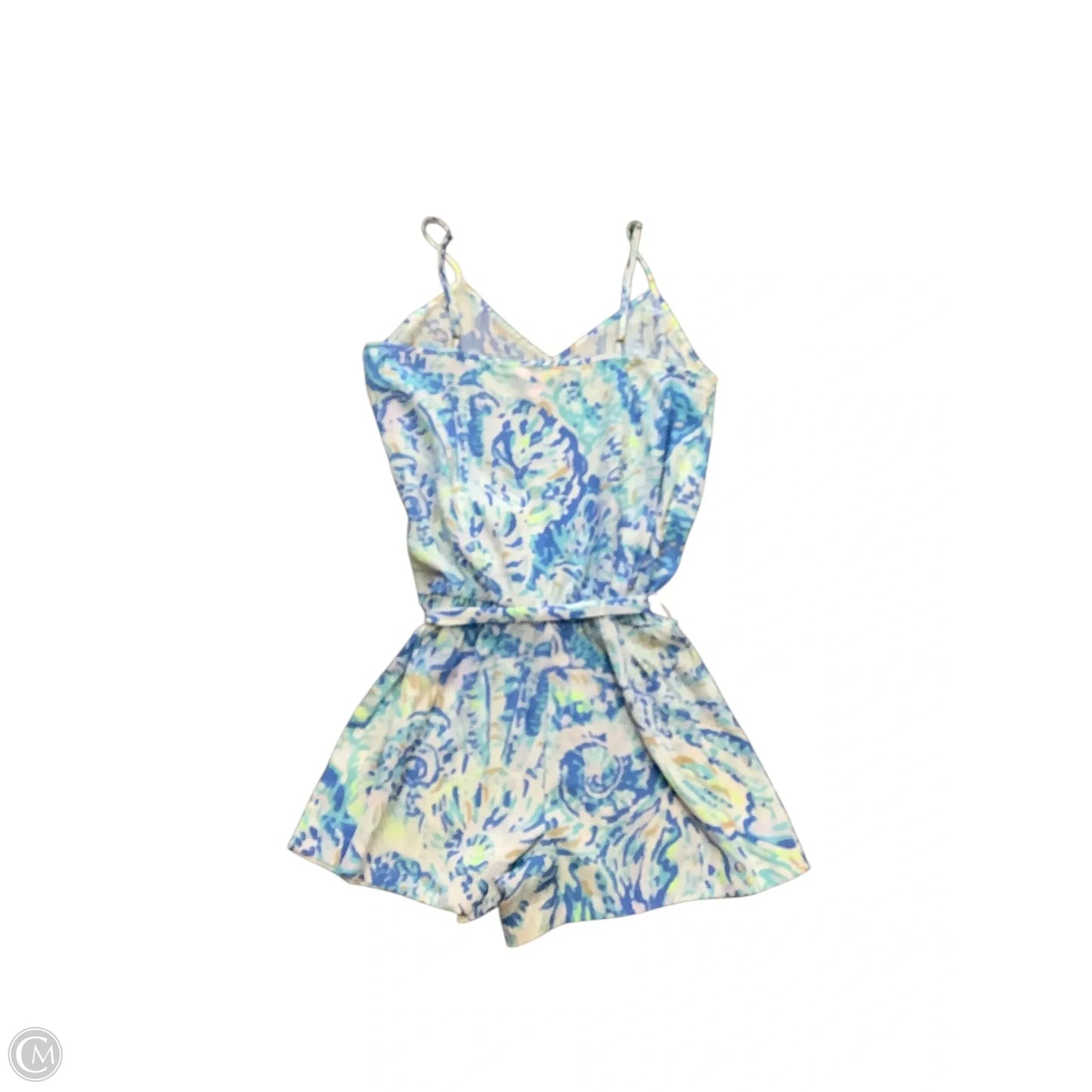 Romper Designer By Lilly Pulitzer In Blue, Size: M