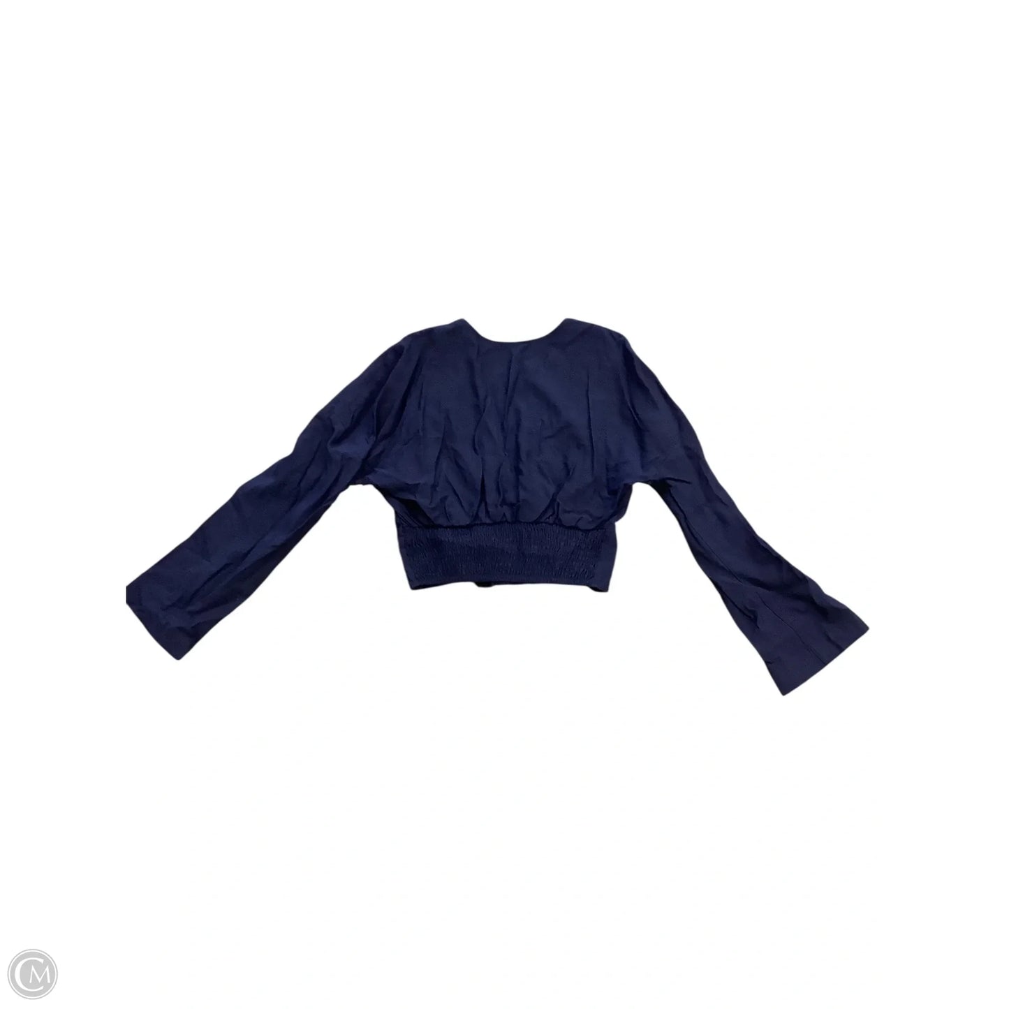 Top Long Sleeve By Free People In Navy, Size: Xs