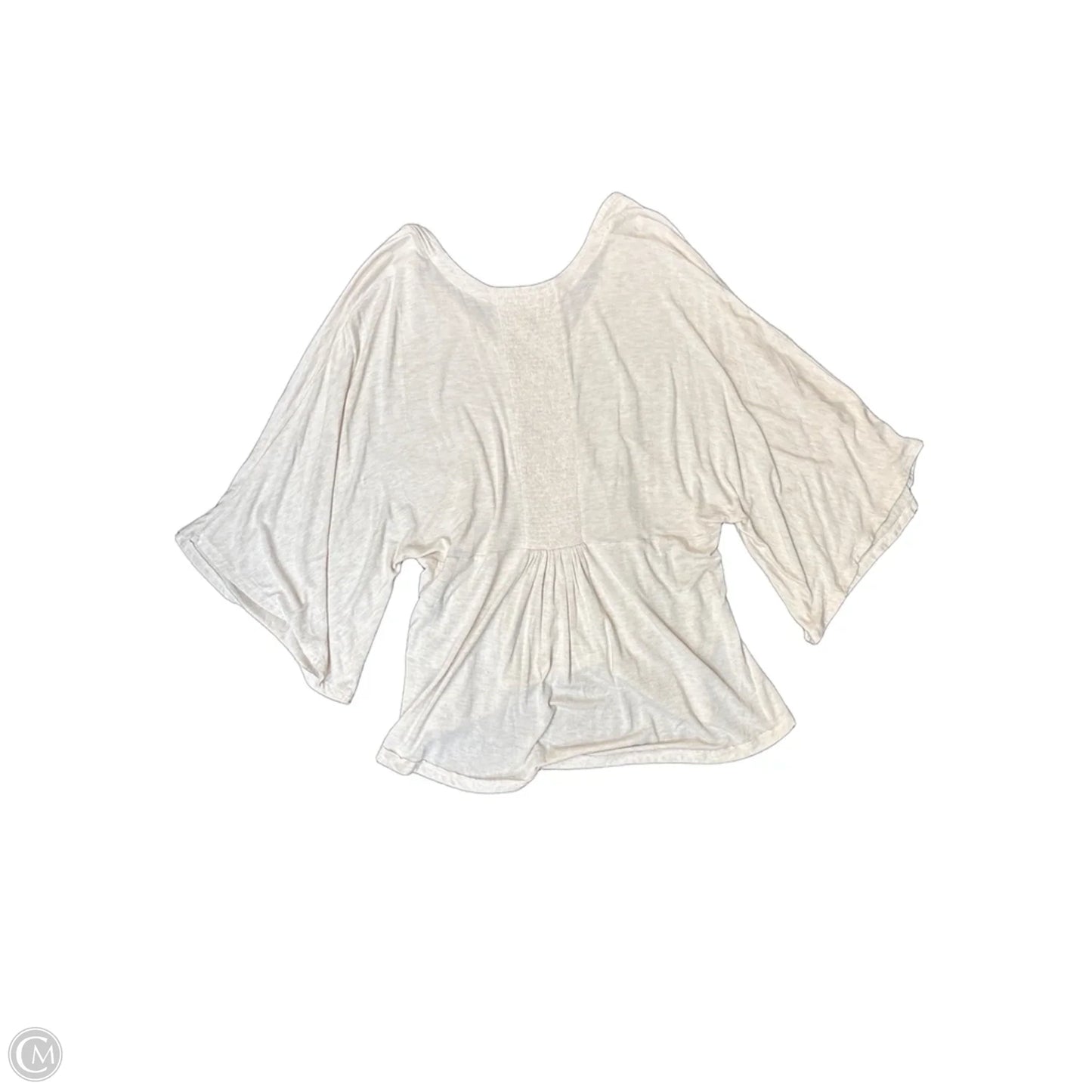 Top Long Sleeve Basic By Free People In Tan, Size: M