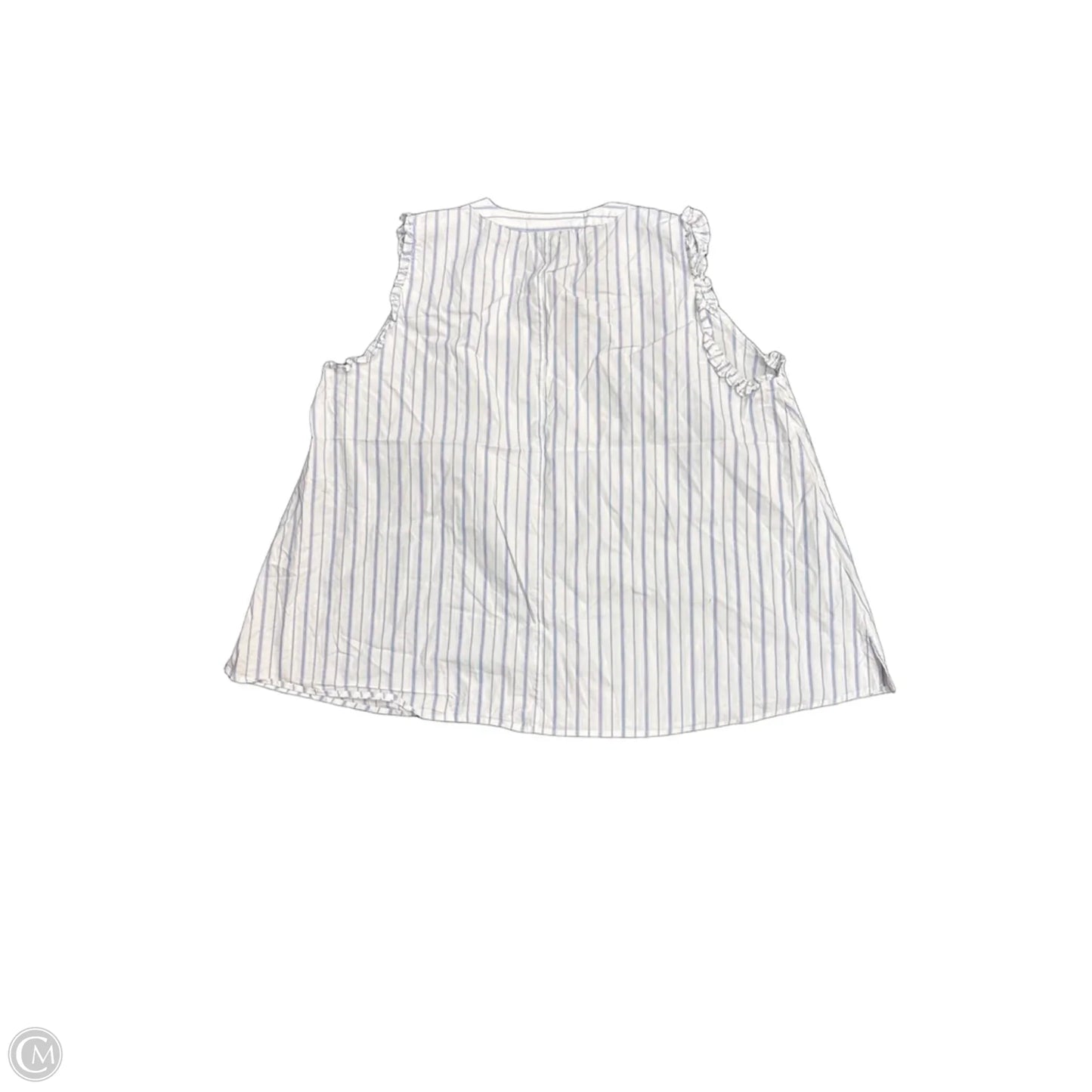 Top Sleeveless By Lane Bryant In White, Size: 20