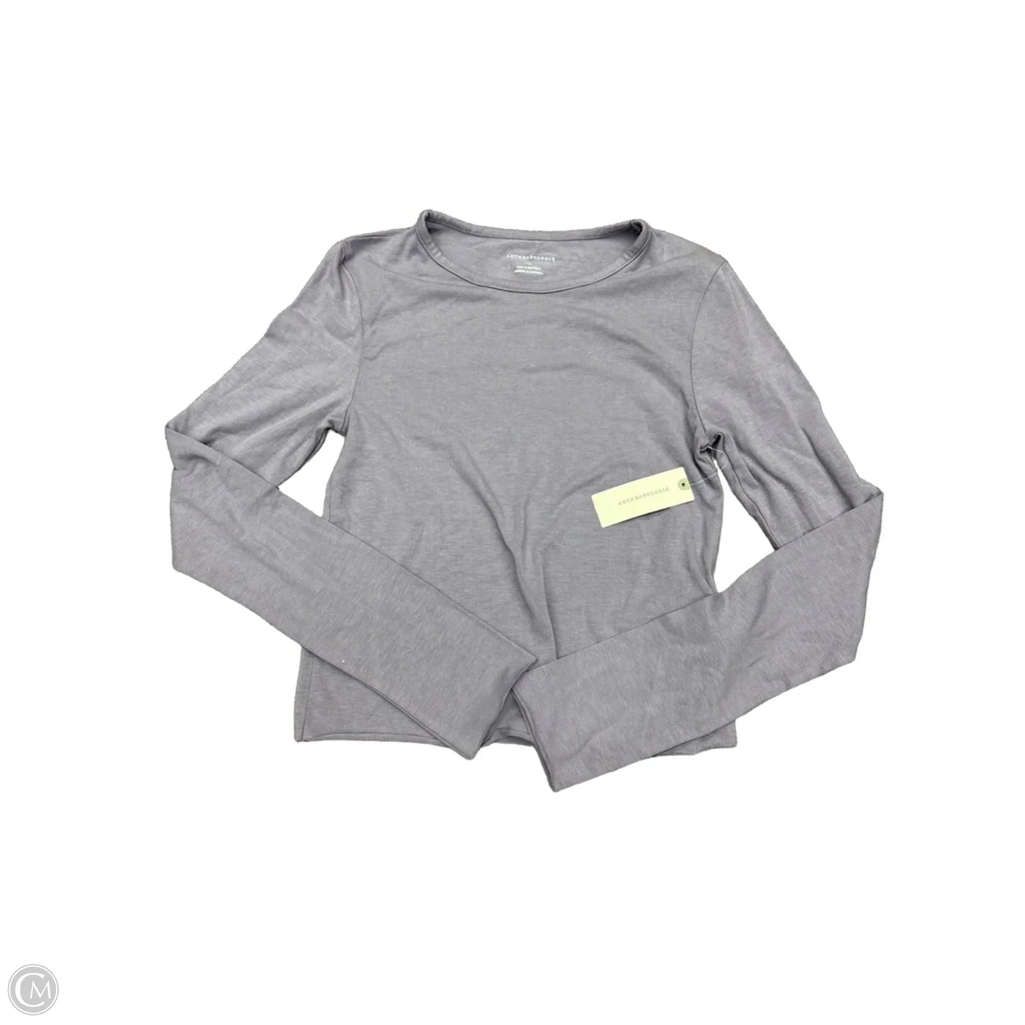 Top Long Sleeve By Anthropologie In Purple, Size: Xs